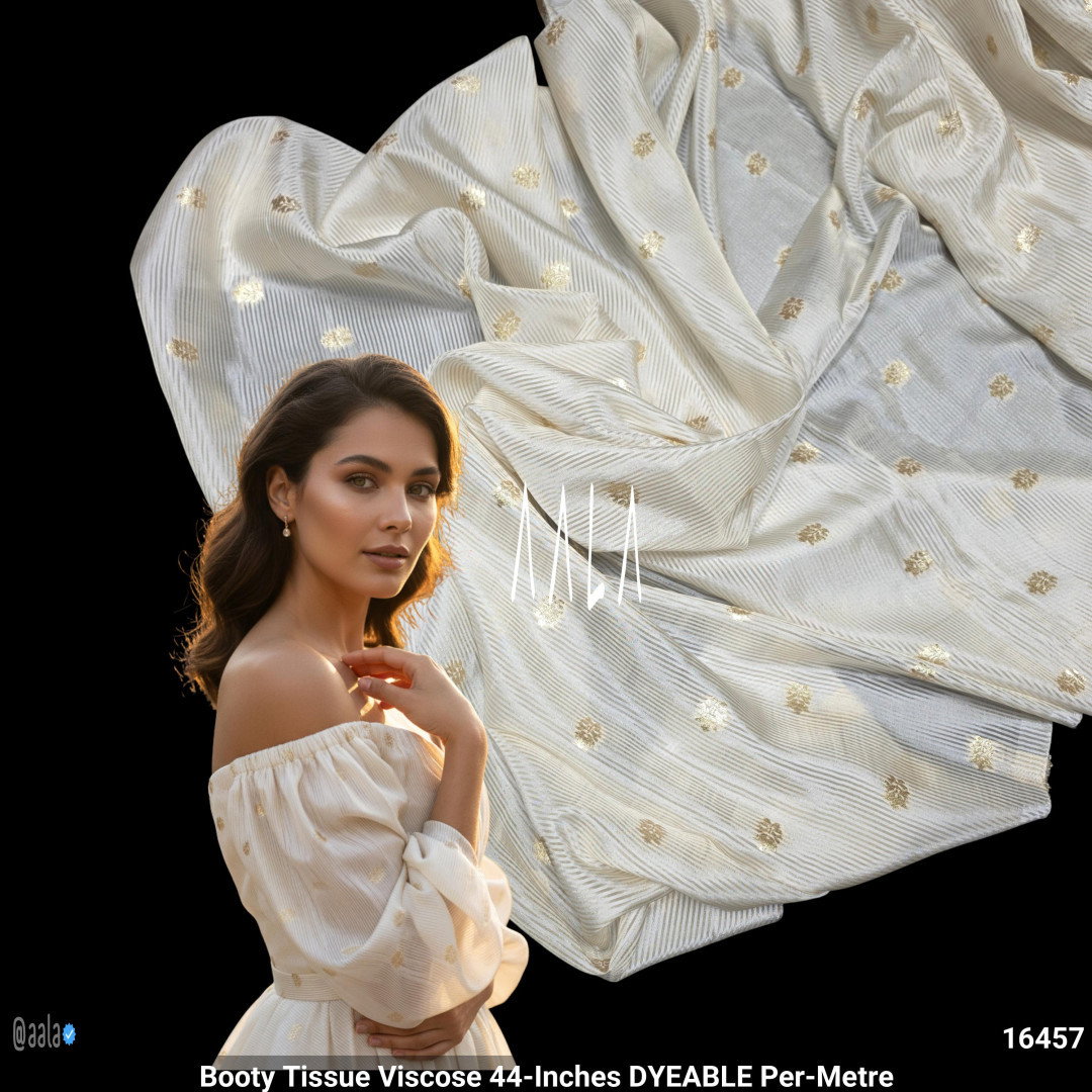 Booty Tissue Viscose 44-Inches DYEABLE Per-Metre