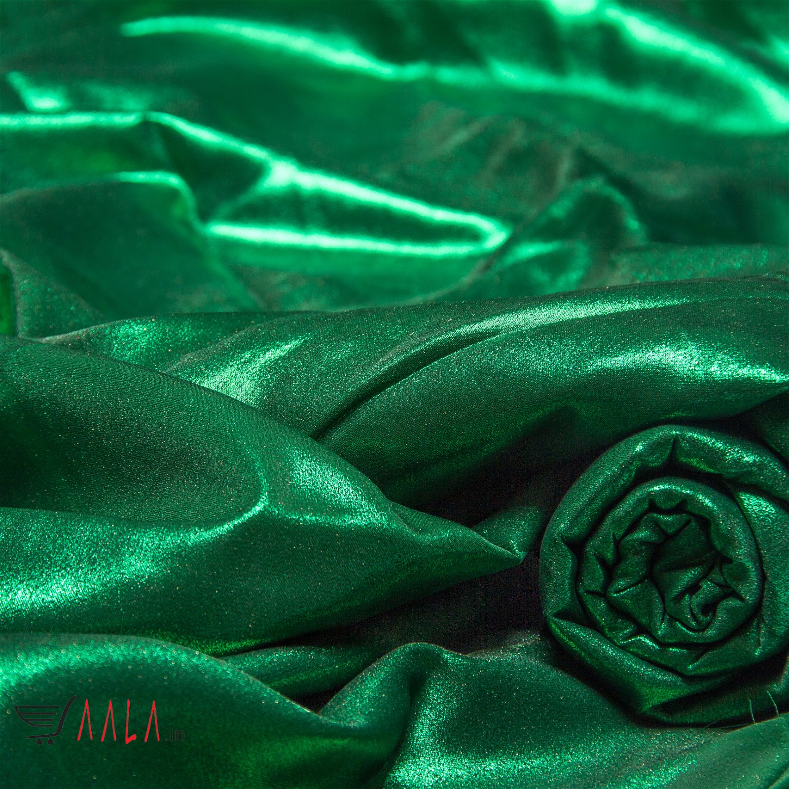 Foil Satin Georgette Poly-ester 44 Inches Dyed Per Metre #1831