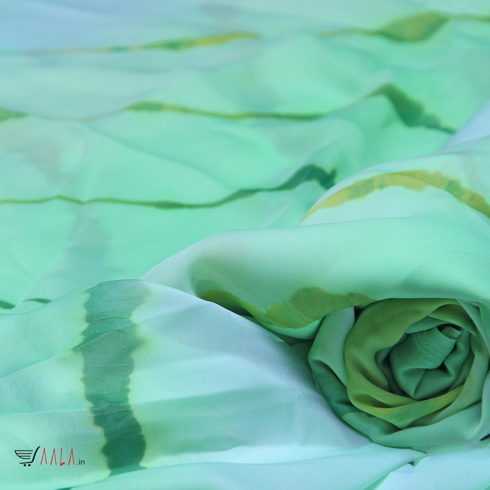 Shaded Satin Georgette Poly-ester 44 Inches Dyed Per Metre #1840