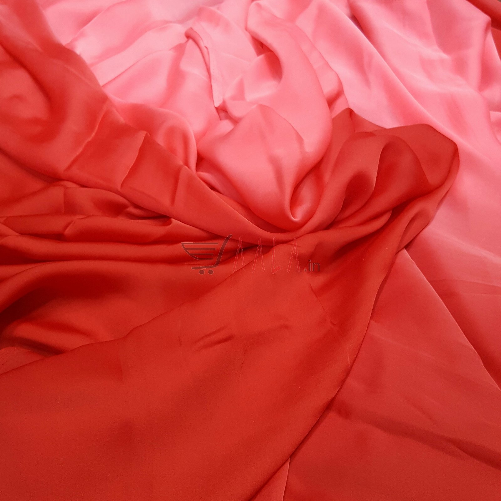 Shaded Satin Georgette Poly-ester 44 Inches Dyed Per Metre #2056