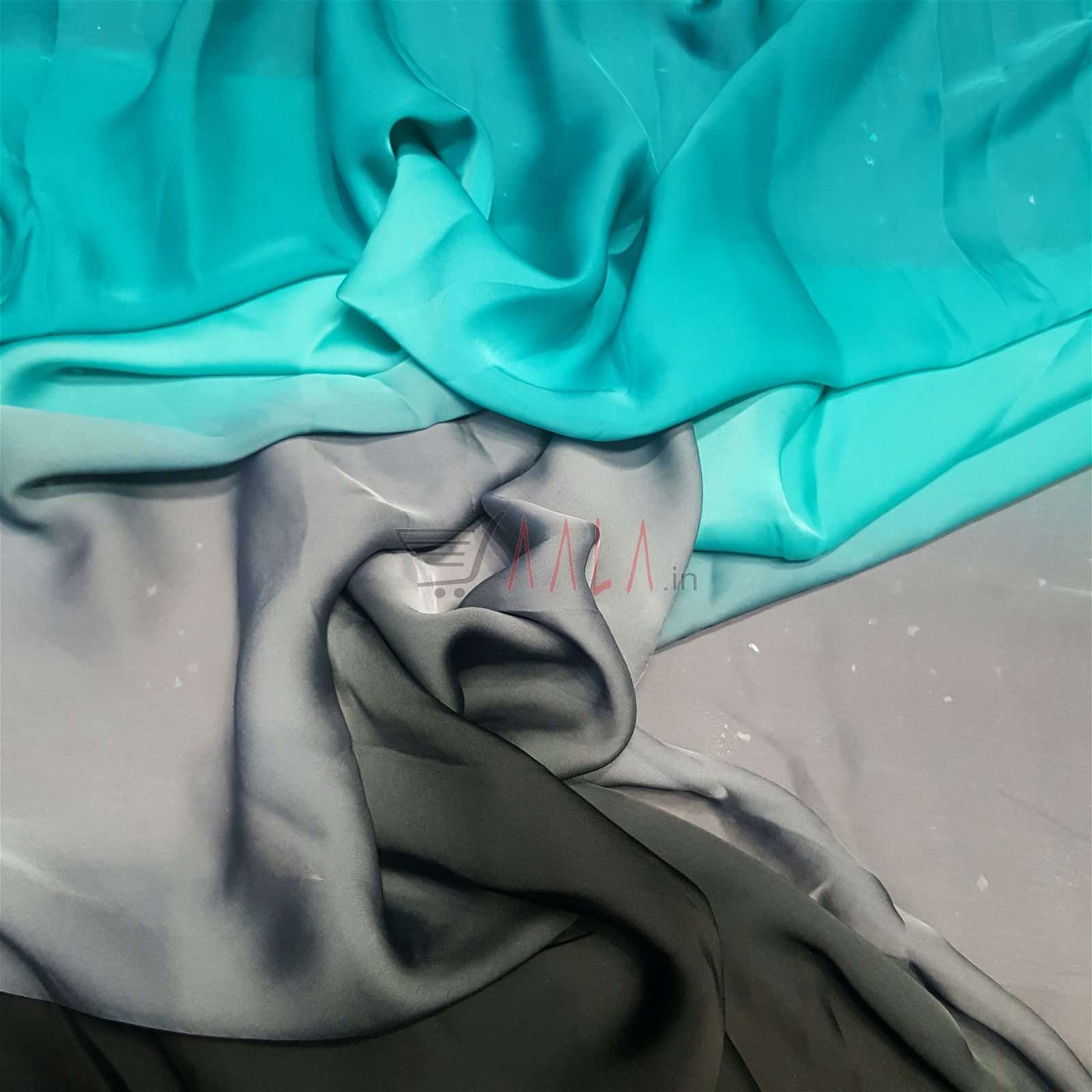 Shaded Satin Georgette Poly-ester 44 Inches Dyed Per Metre #2103
