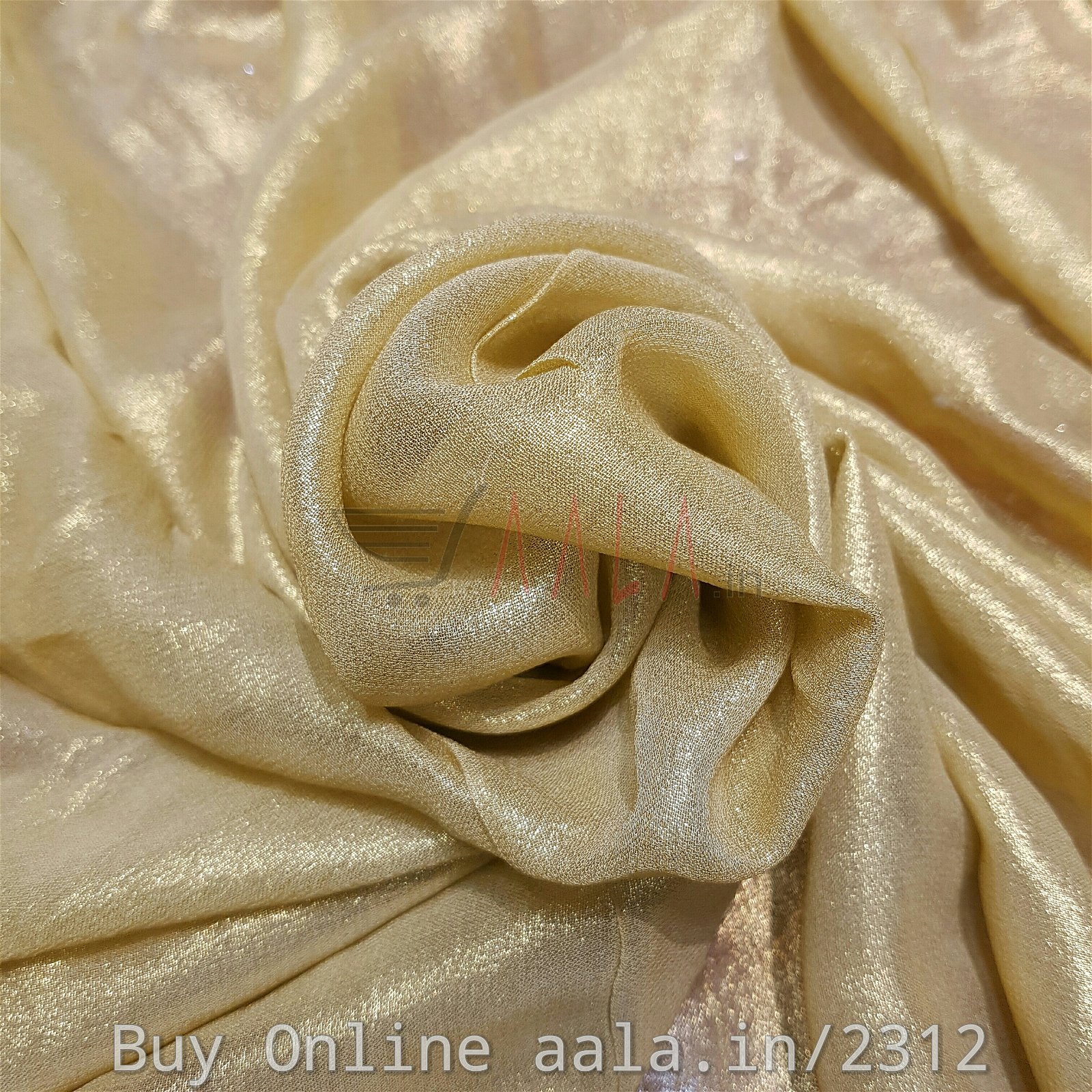 Foil Georgette Viscose 44 Inches Dyed Per Metre #2312