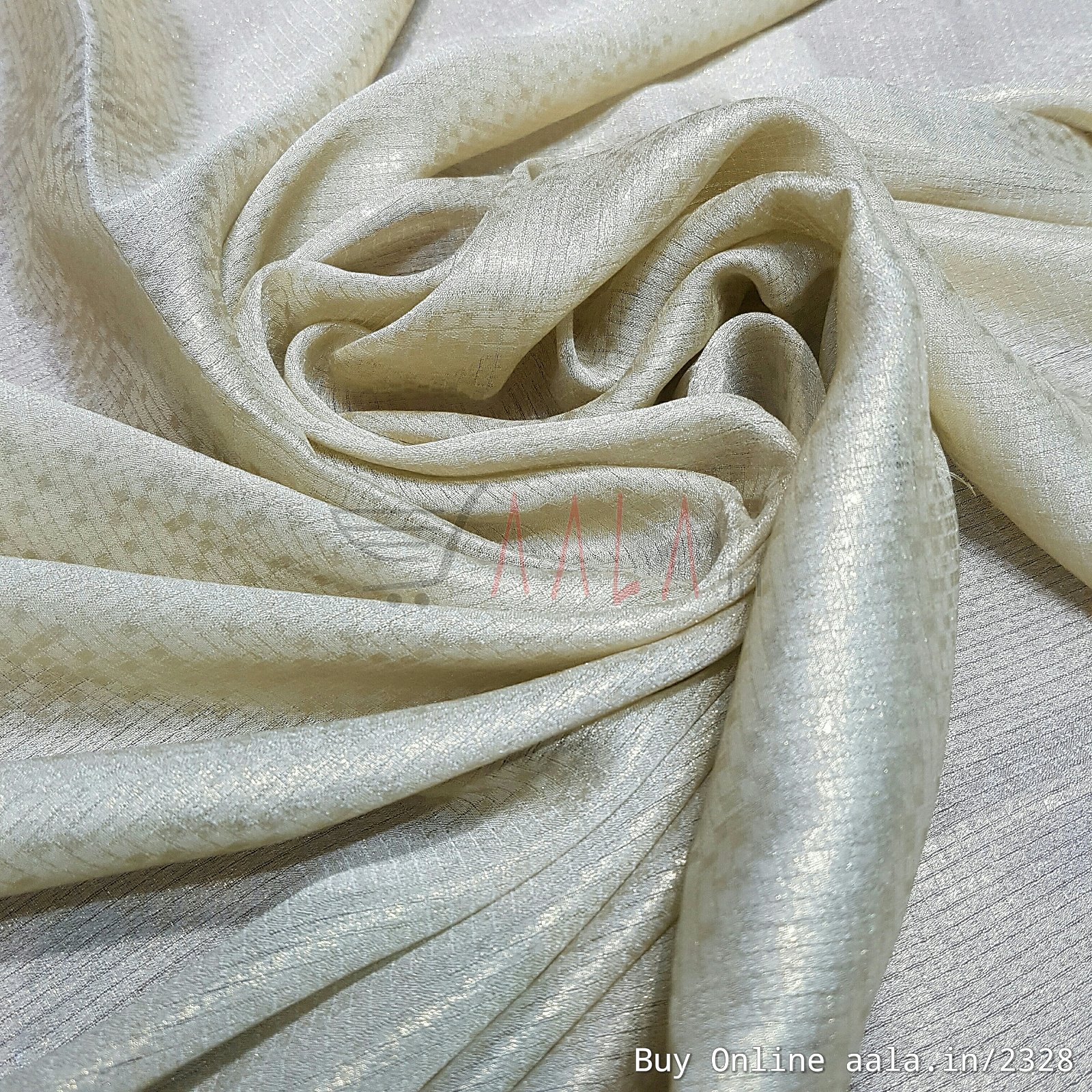 Foil Satin Georgette Poly-ester 44 Inches Dyed Per Metre #2328