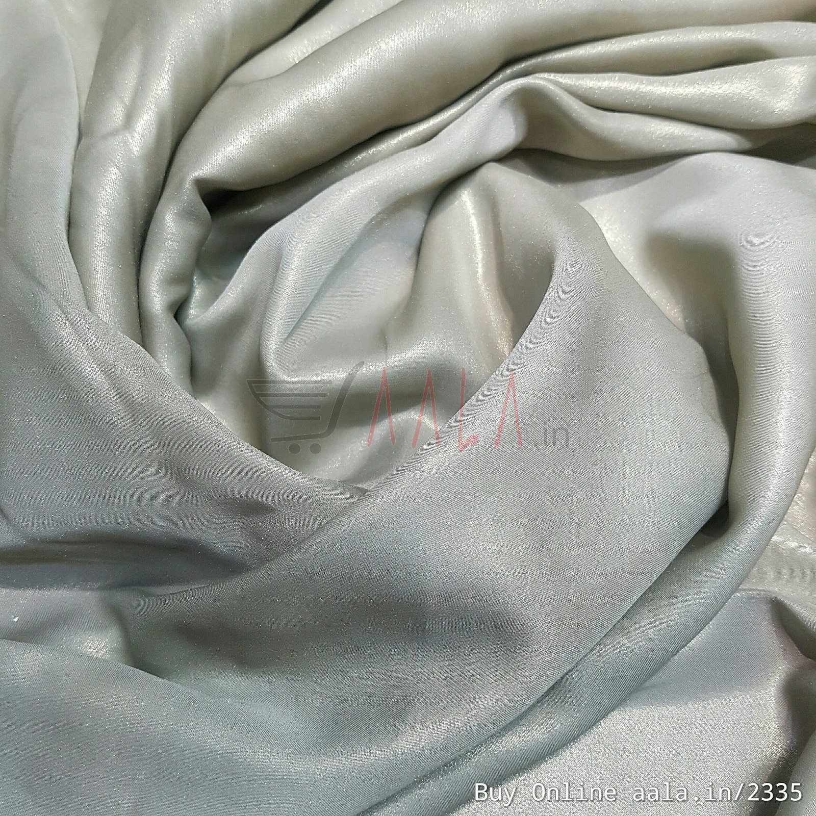 Half Coating Satin Georgette Poly-ester 44 Inches Dyed Per Metre #2335