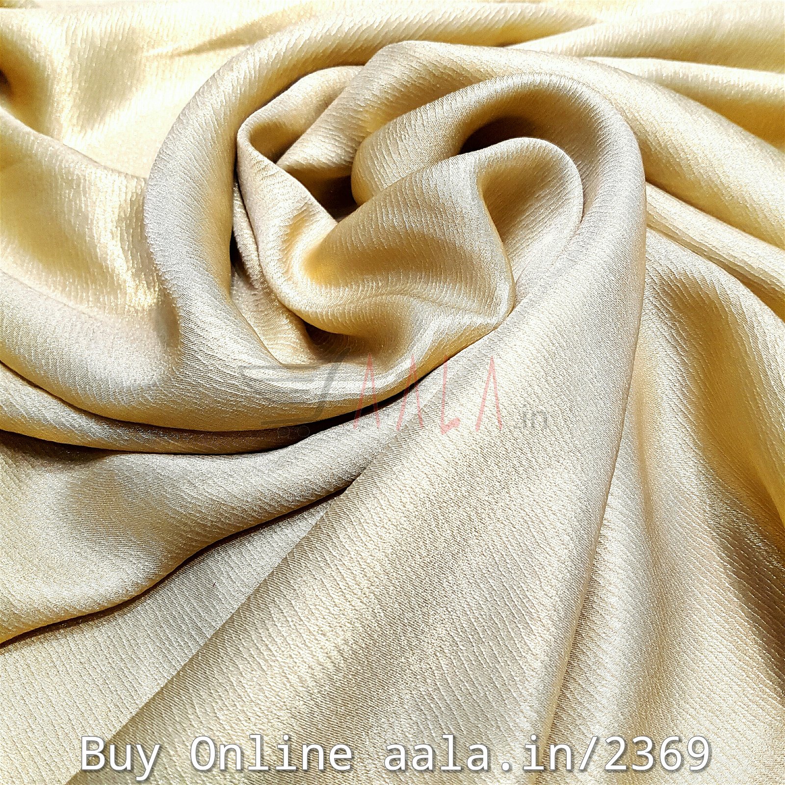 Foil Crush Satin Georgette Poly-ester 44 Inches Dyed Per Metre #2369