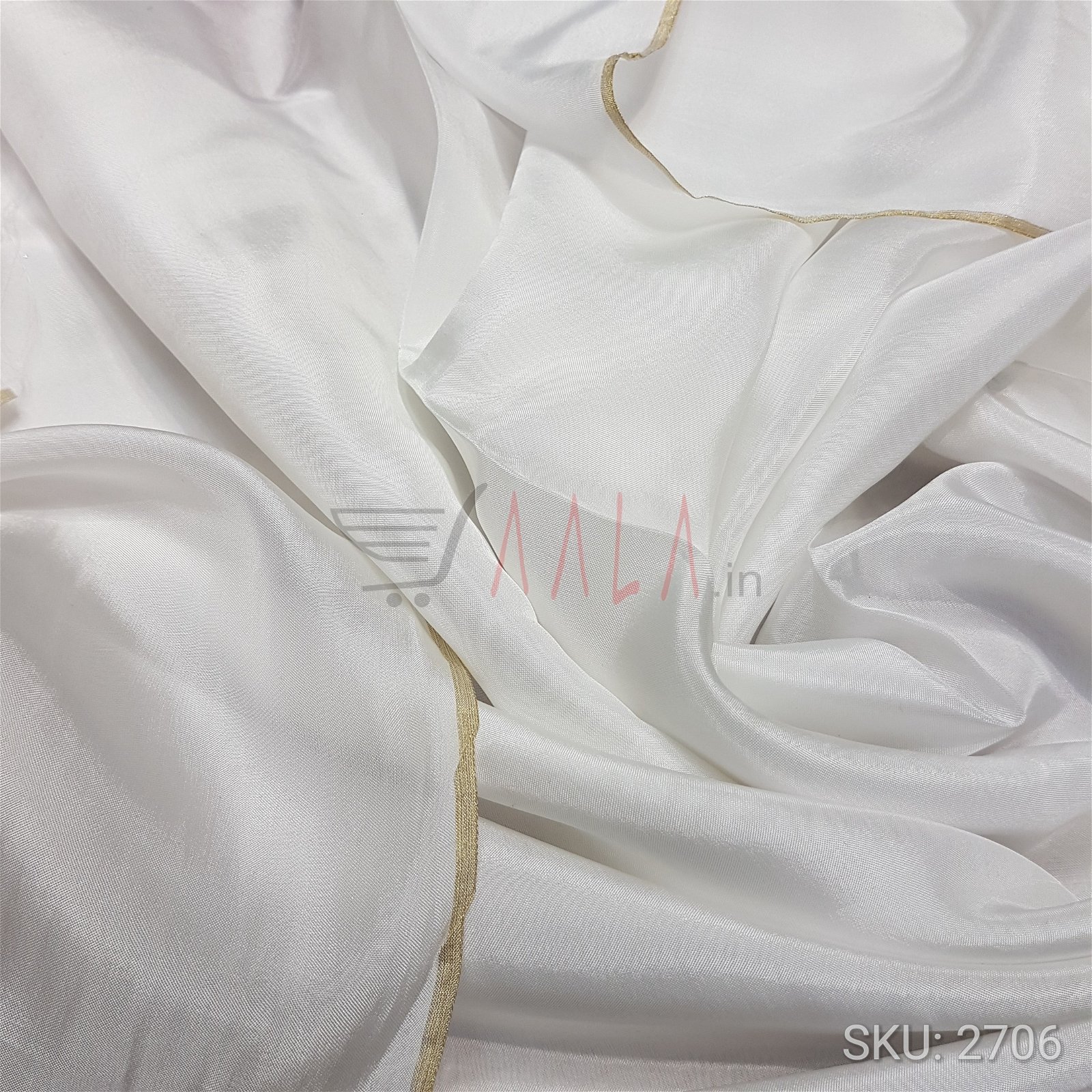 Upada Cotton Silk Viscose 44 Inches Dyeable Per Metre #2706