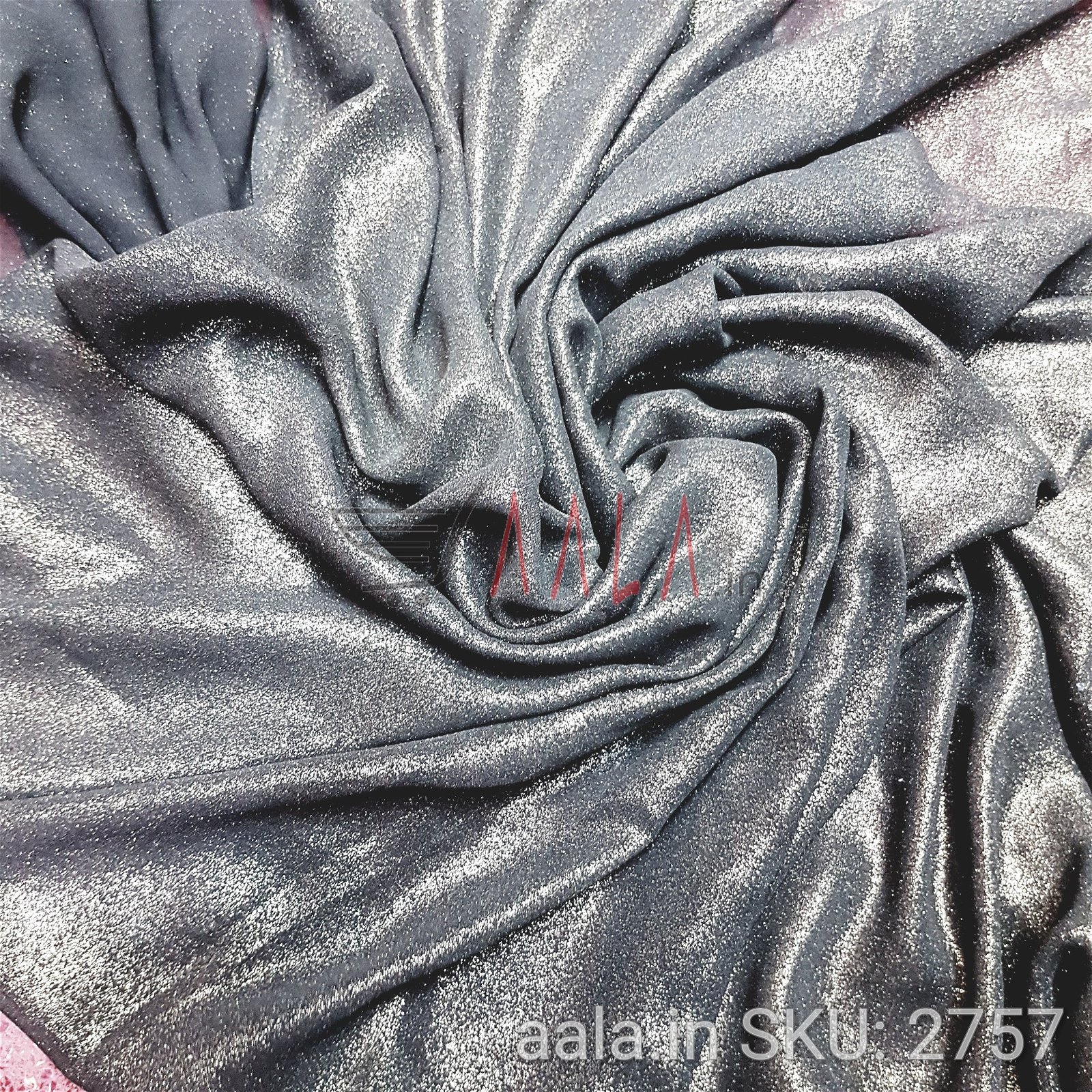 Foil Georgette Poly-ester 44 Inches Dyed Per Metre #2757