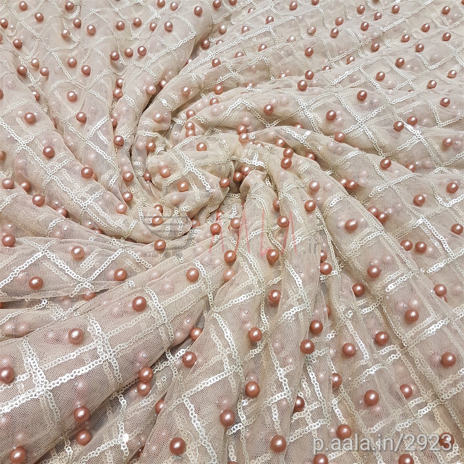 Pearl Net Nylon 44 Inches Dyed Per Metre #2923