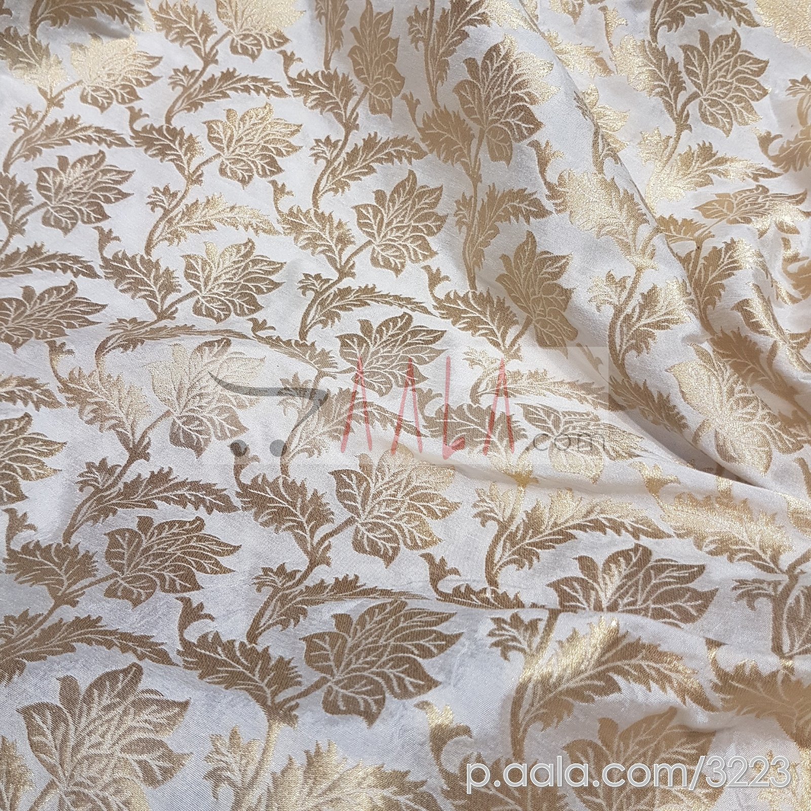 Brocade Silk Viscose 44 Inches Dyeable Per Metre #3223