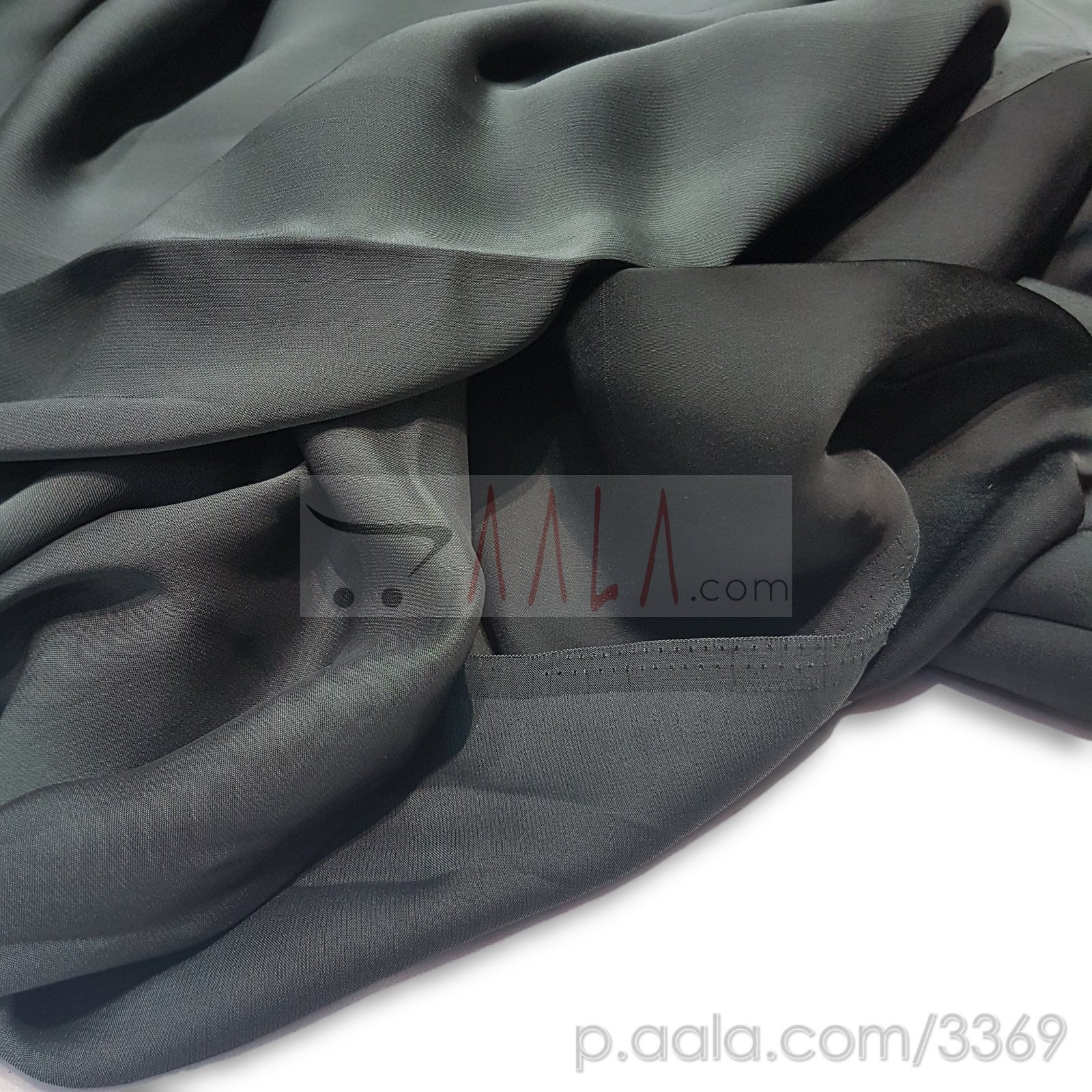 Metallic Satin Georgette Poly-ester 44 Inches Dyed Per Metre #3369