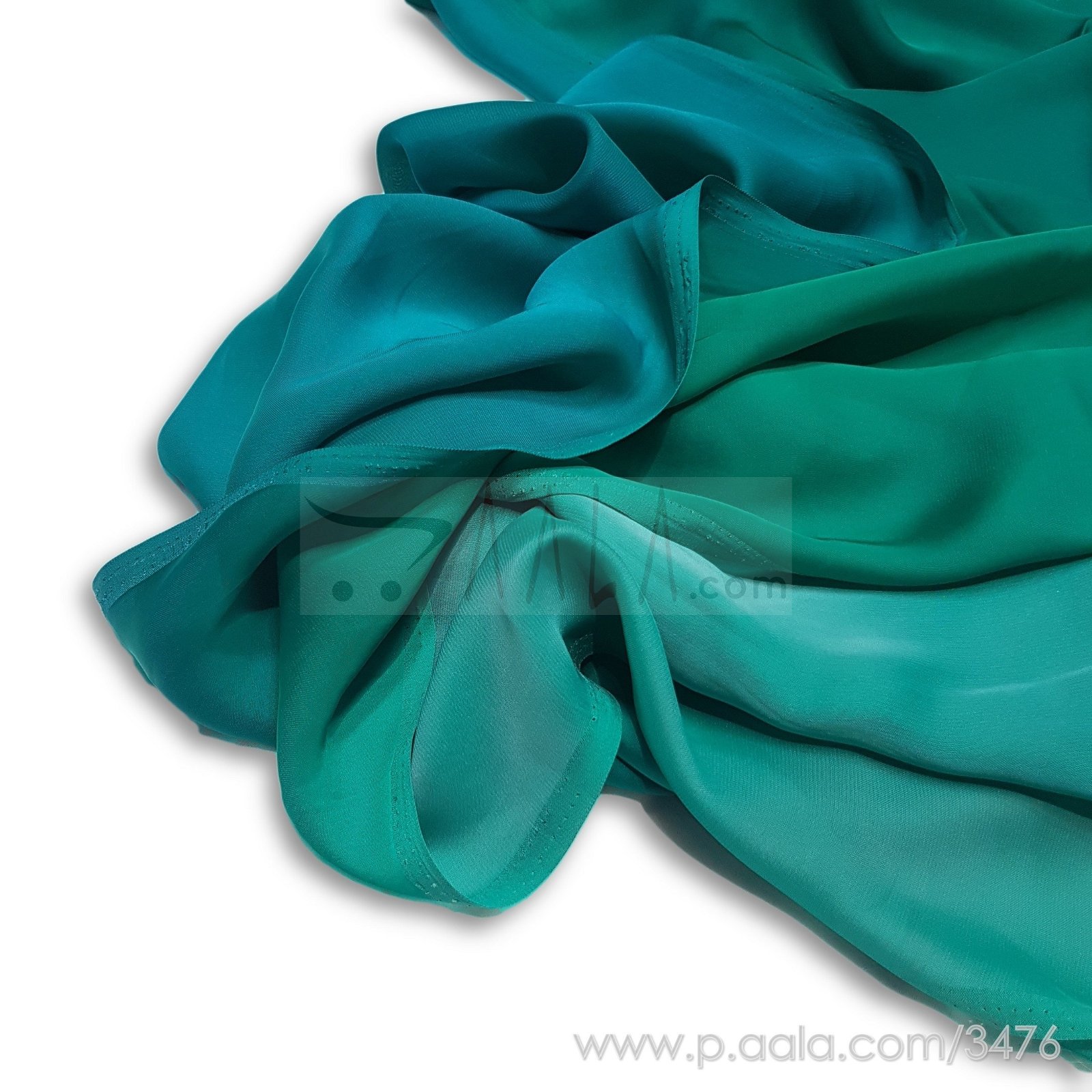 Blended Flat Chiffon Poly-ester 44 Inches Dyed Per Metre #3476