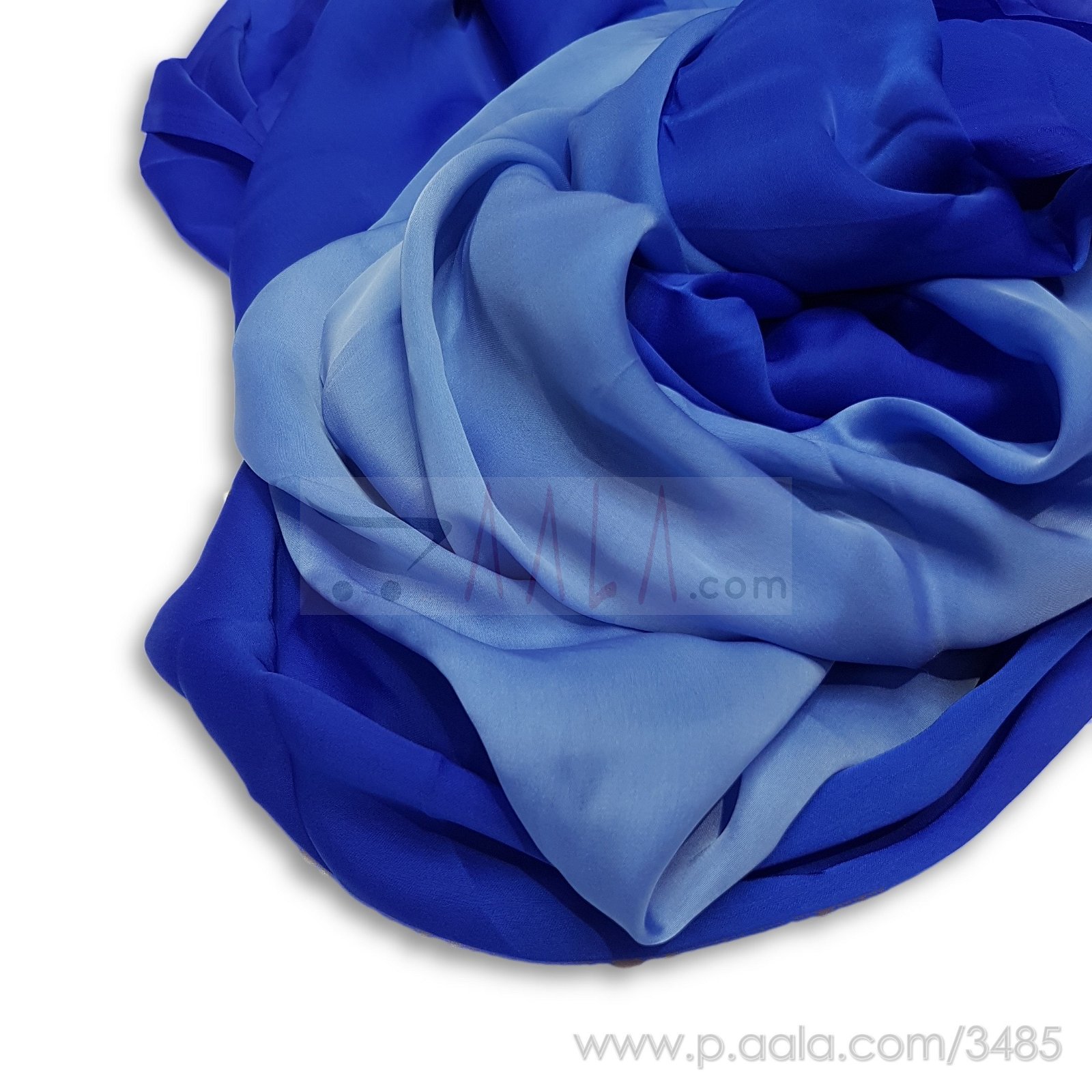 Shaded Satin Georgette Poly-ester 44 Inches Dyed Per Metre #3485