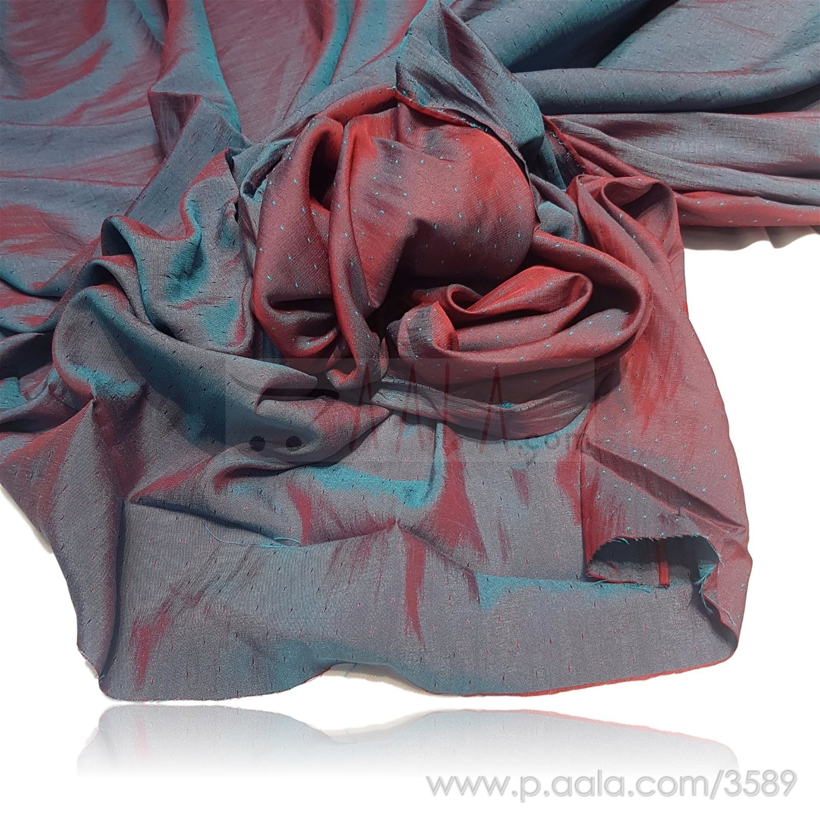 Bindi Silk Poly-ester 44 Inches Dyed Per Metre #3589