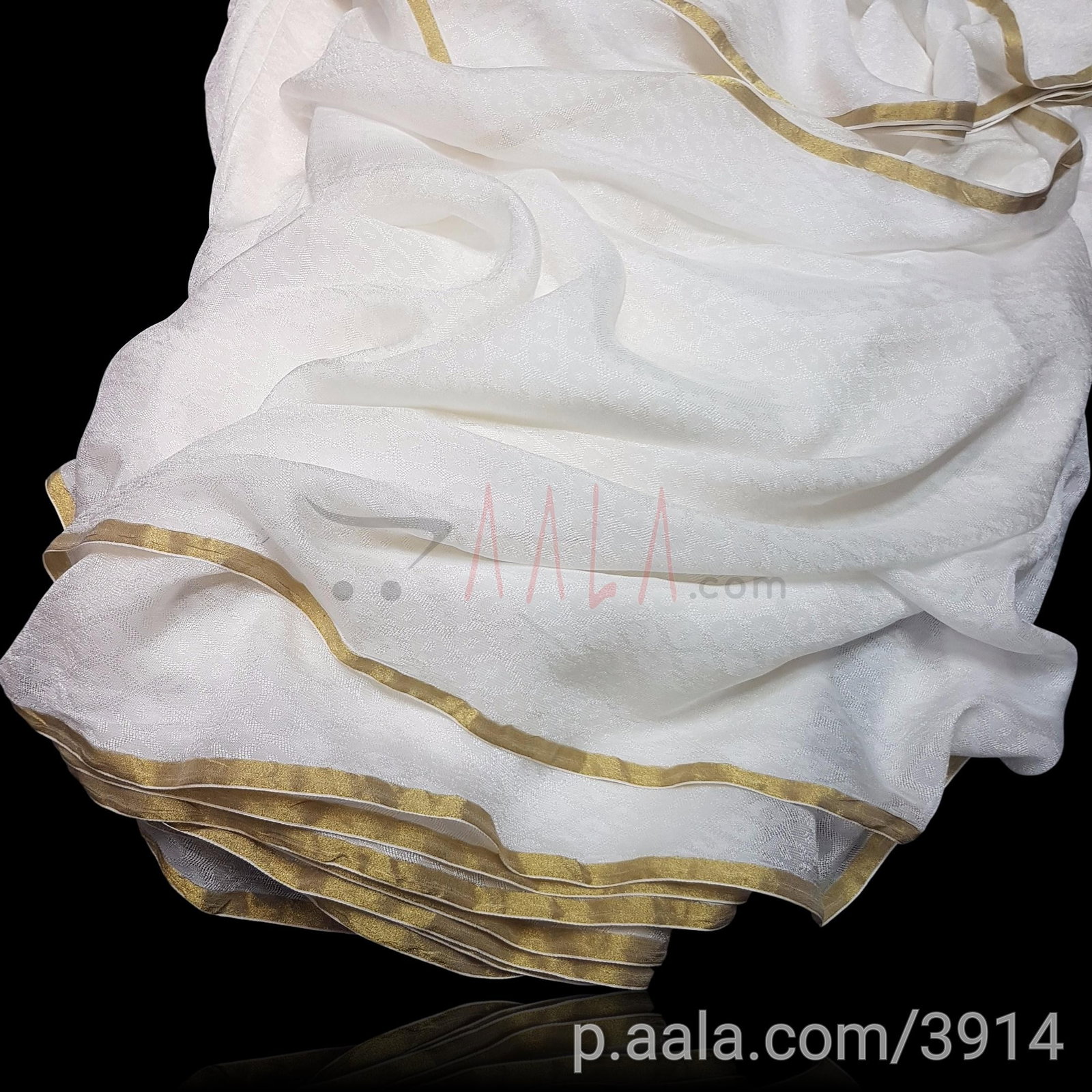 Jacquard Crepe Viscose 44 Inches Dyeable Per Metre 