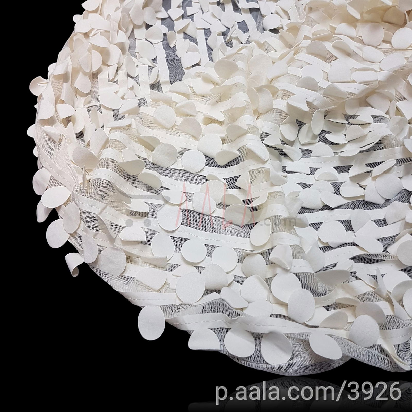 Lazer Cut Leather Net Blend 52 Inches Dyed Per Metre #3926