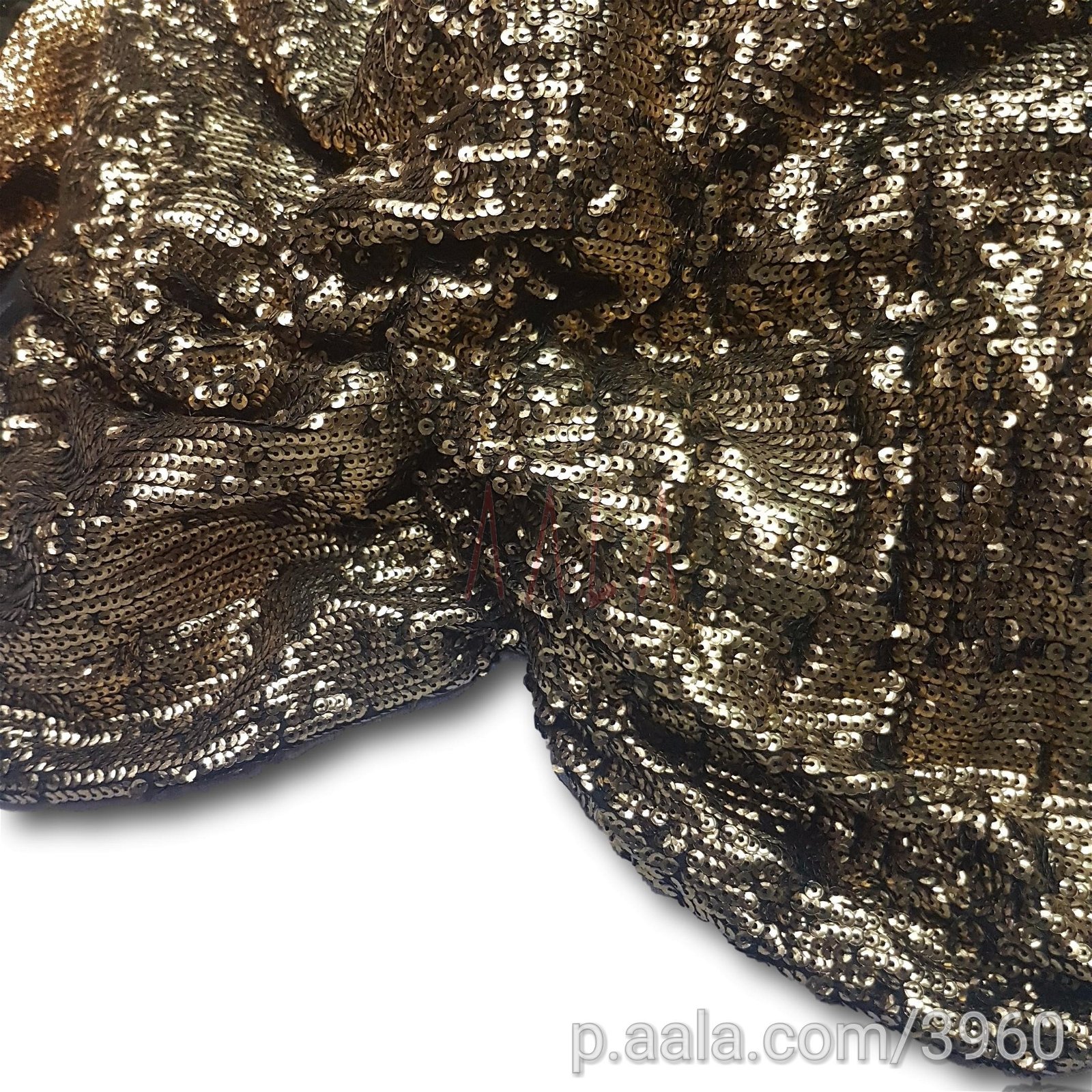 Zara Sequins Georgette Poly-ester 44 Inches Dyed Per Metre #3960
