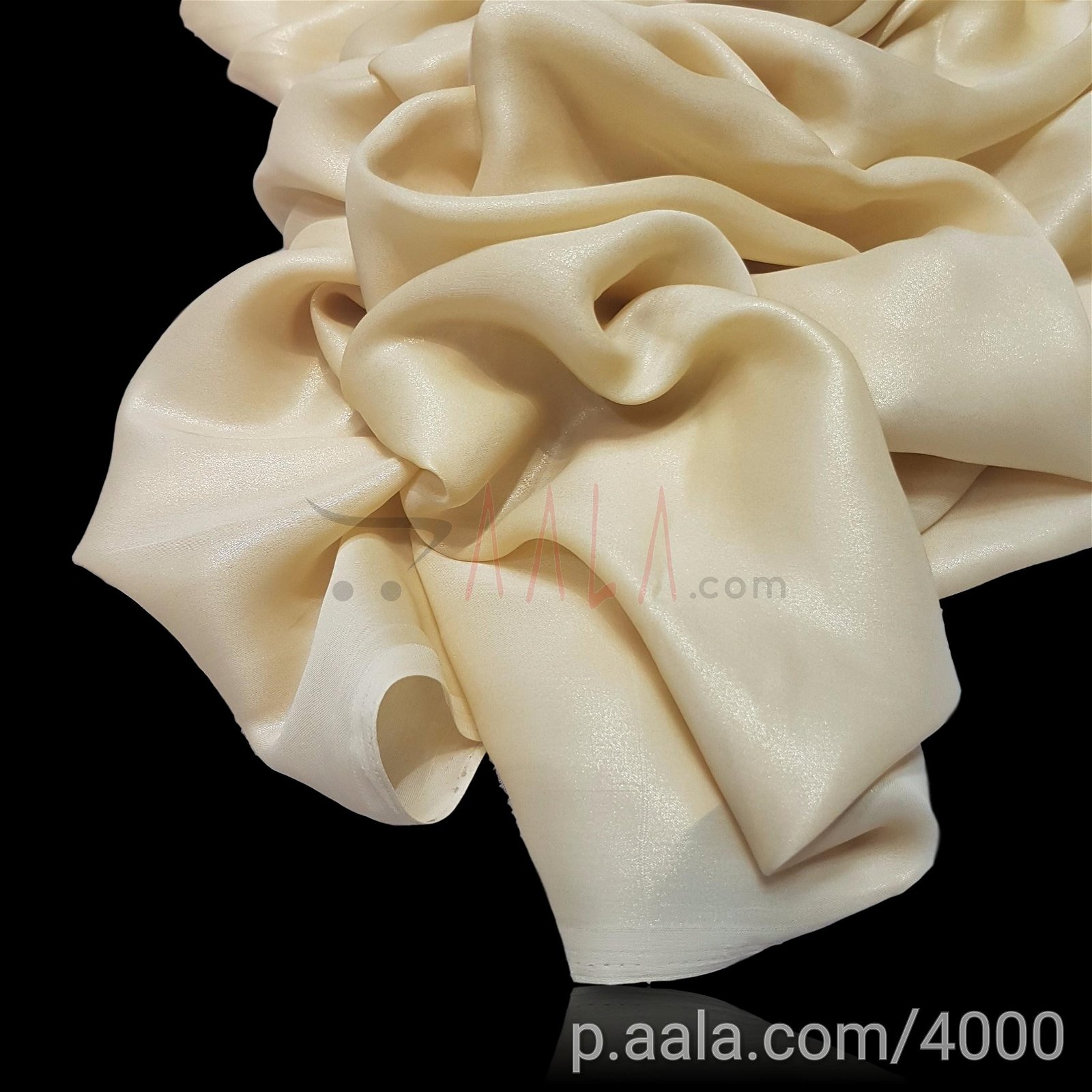 Half Coating Satin Georgette Poly-ester 44 Inches Dyed Per Metre #4000