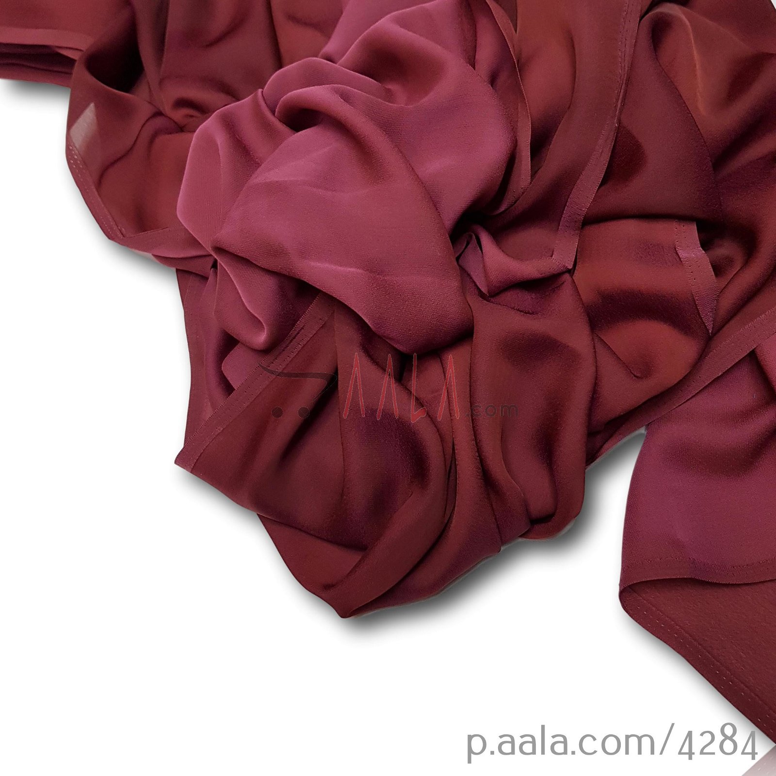 Metallic Satin Georgette Poly-ester 44 Inches Dyed Per Metre #4284