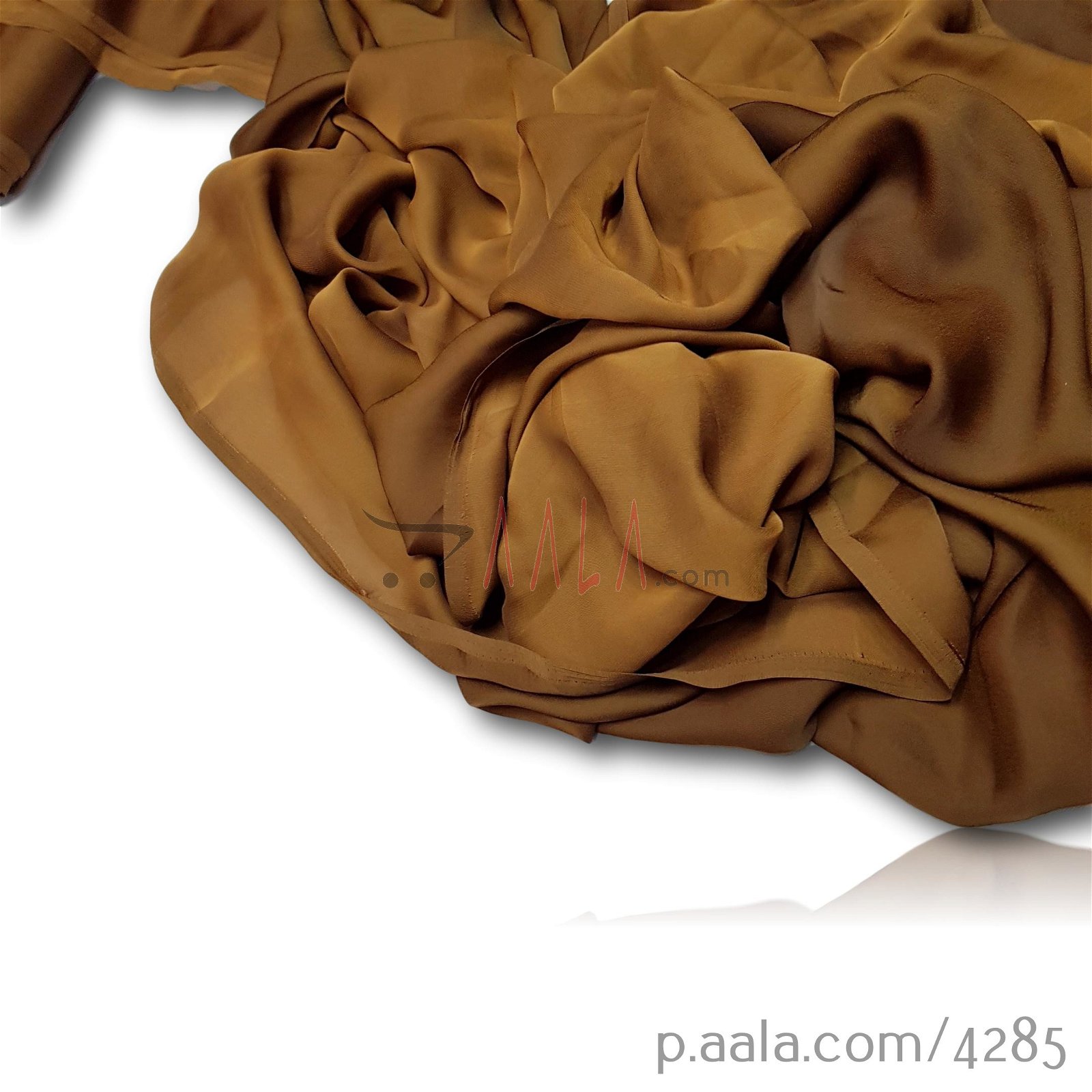 Metallic Satin Georgette Poly-ester 44 Inches Dyed Per Metre #4285