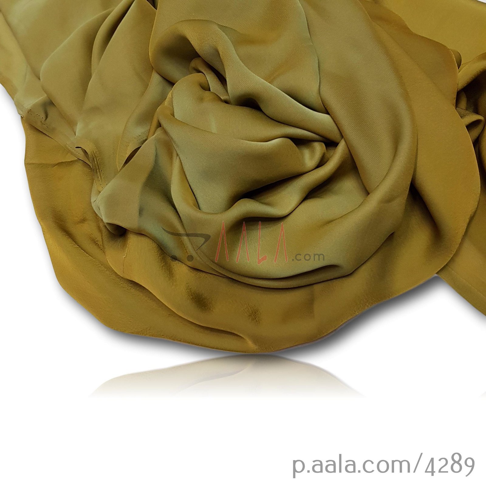 Metallic Satin Georgette Poly-ester 44 Inches Dyed Per Metre #4289