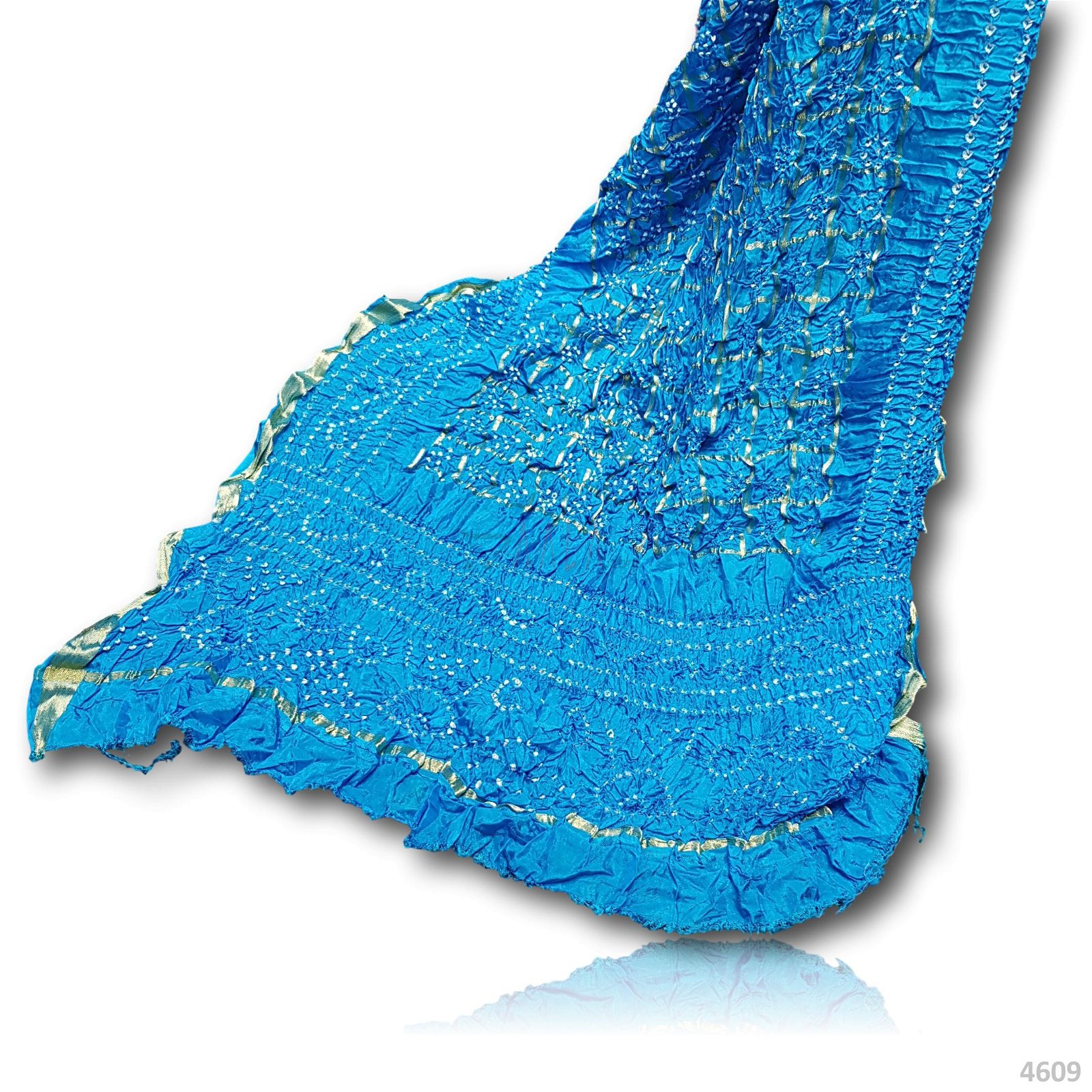 Bandhni Silk Dupatta 30 Inches Dyed 2.50 Metres #4609