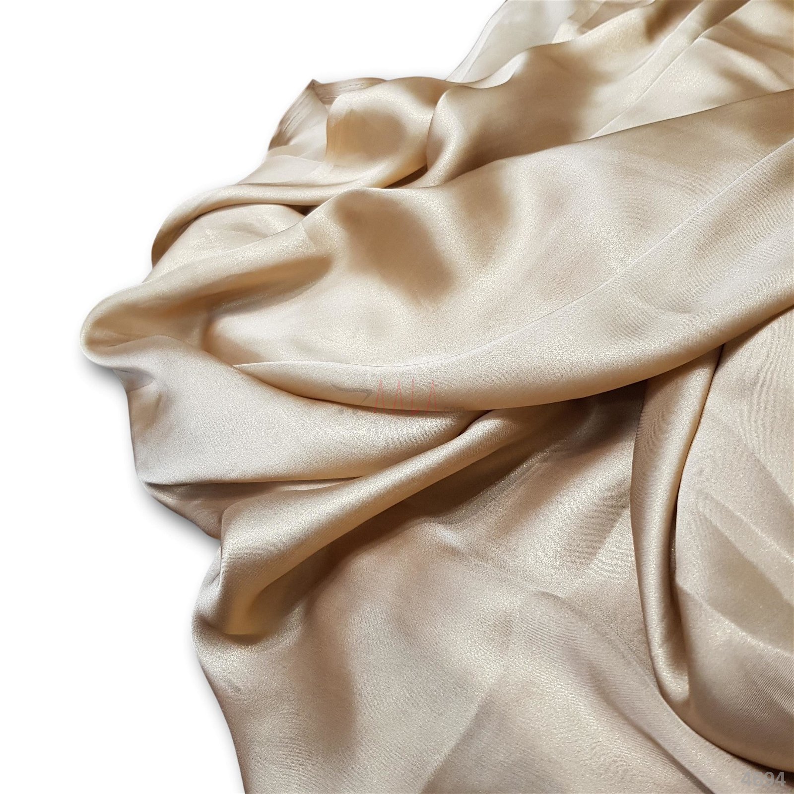 Foil Satin Georgette Poly-ester 44 Inches Dyed Per Metre #4694
