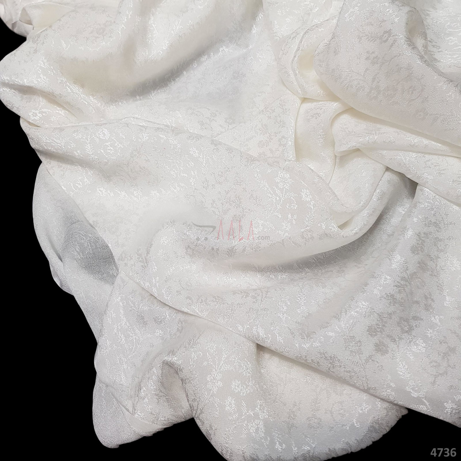 Jacquard Georgette Viscose 44 Inches Dyeable Per Metre 