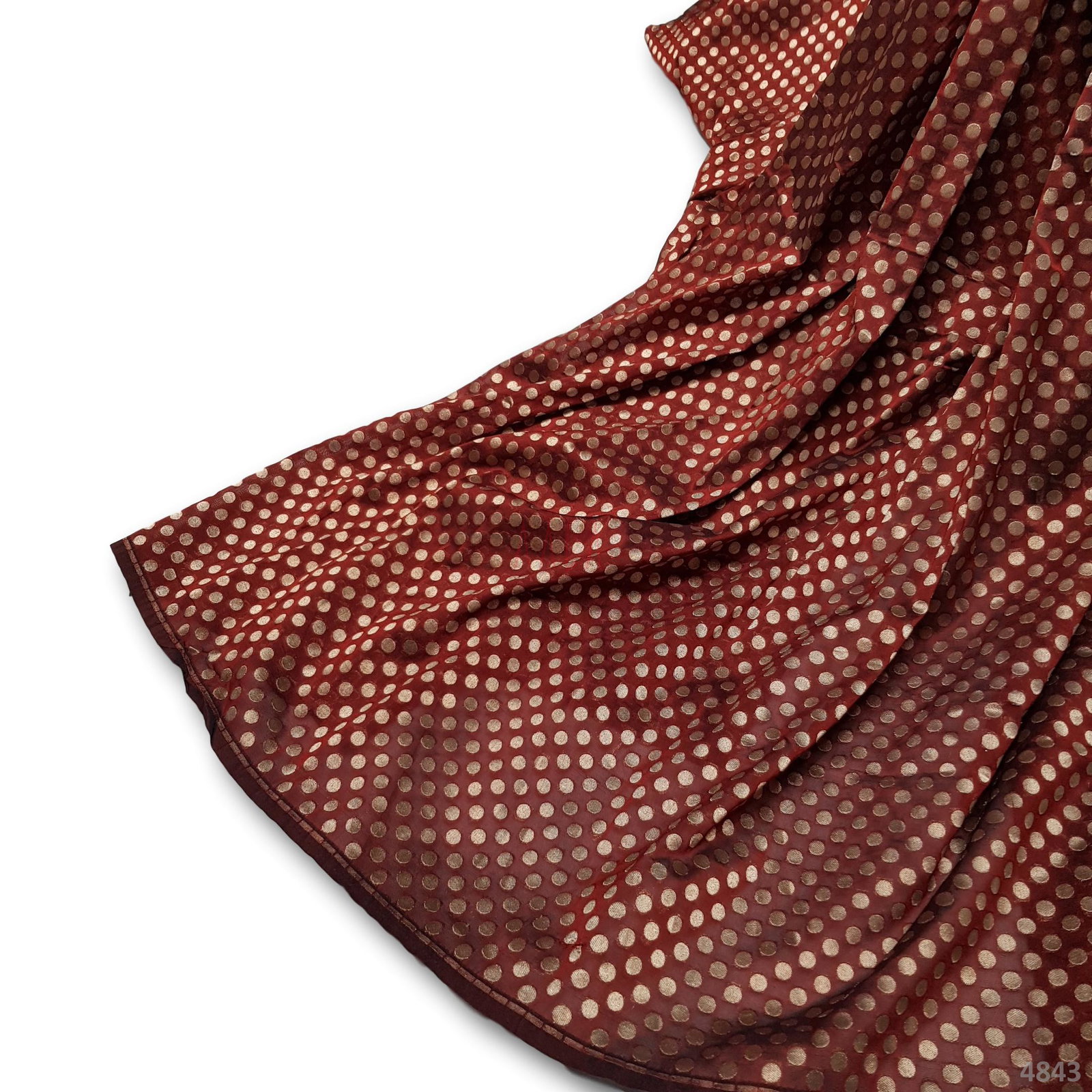 Brocade Silk 44 Inches Dyed Per Metre 