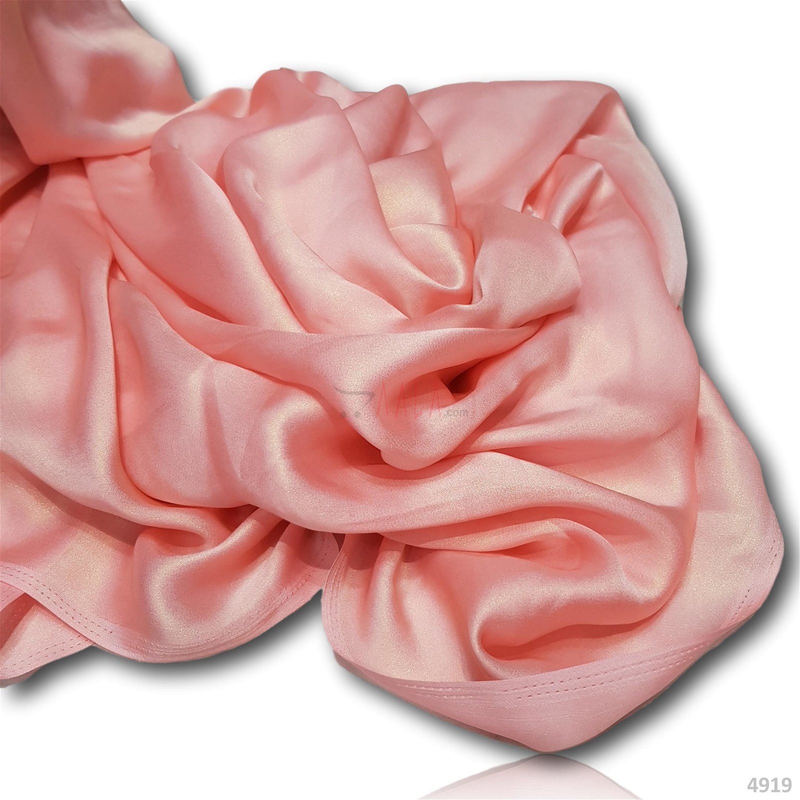 Foil Satin Georgette Poly-ester 44 Inches Dyed Per Metre #4919