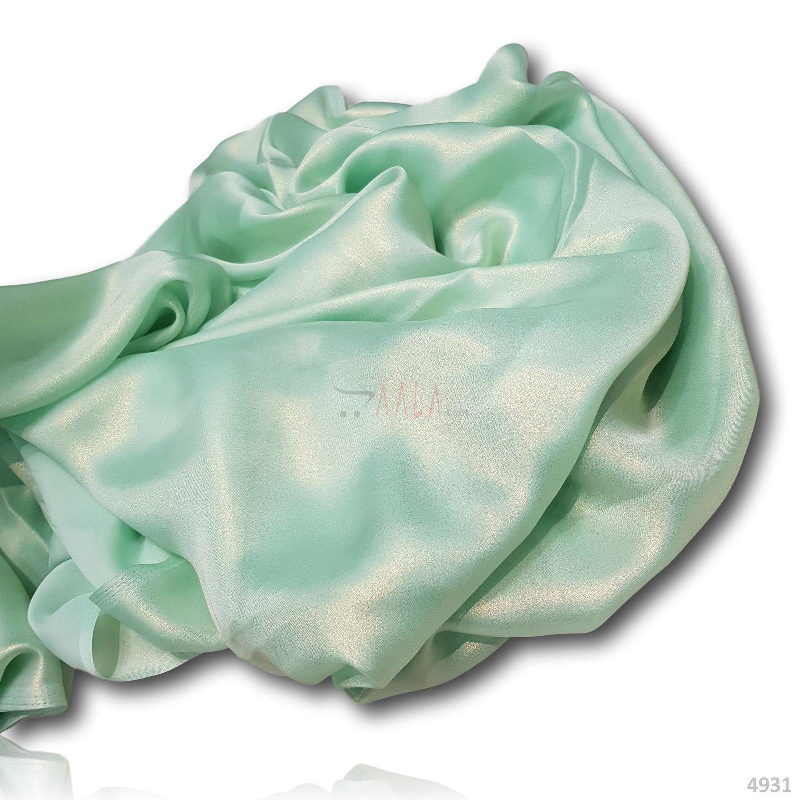 Foil Satin Georgette Blend 44 Inches Dyed Per Metre 
