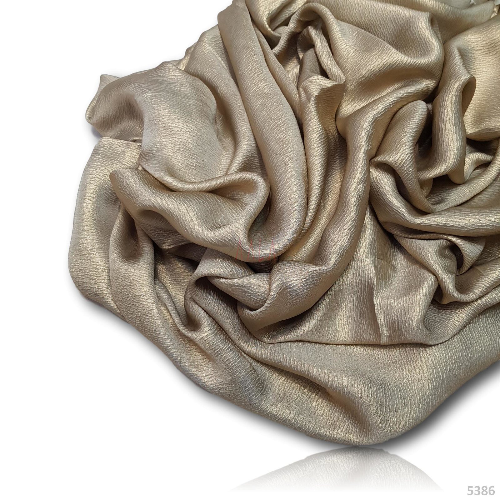 Crush Shimmer Satin Georgette 44 Inches Dyed Per Metre #5386