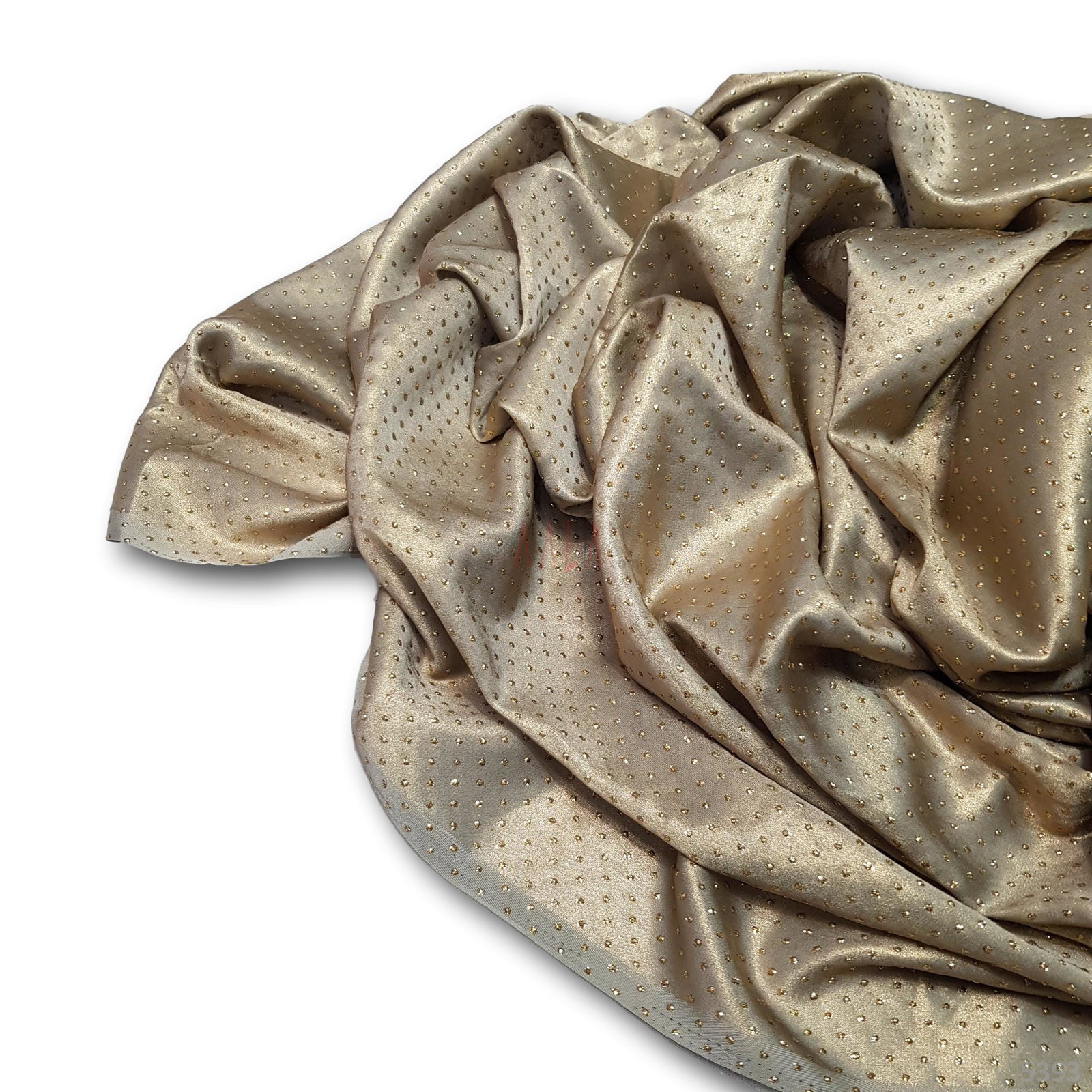 Dew Drop Shimmer Satin Georgette 44 Inches Dyed Per Metre 