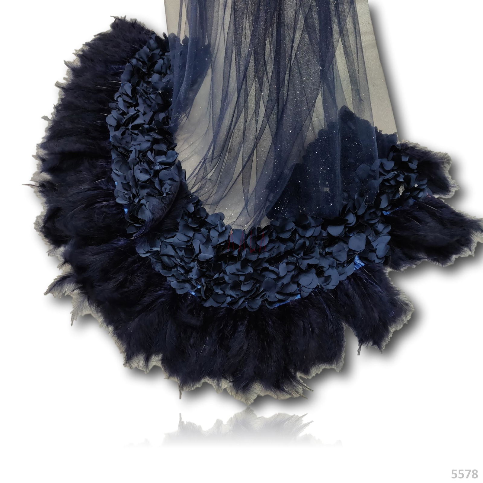 Feather Tulle Net 55 Inches #5578