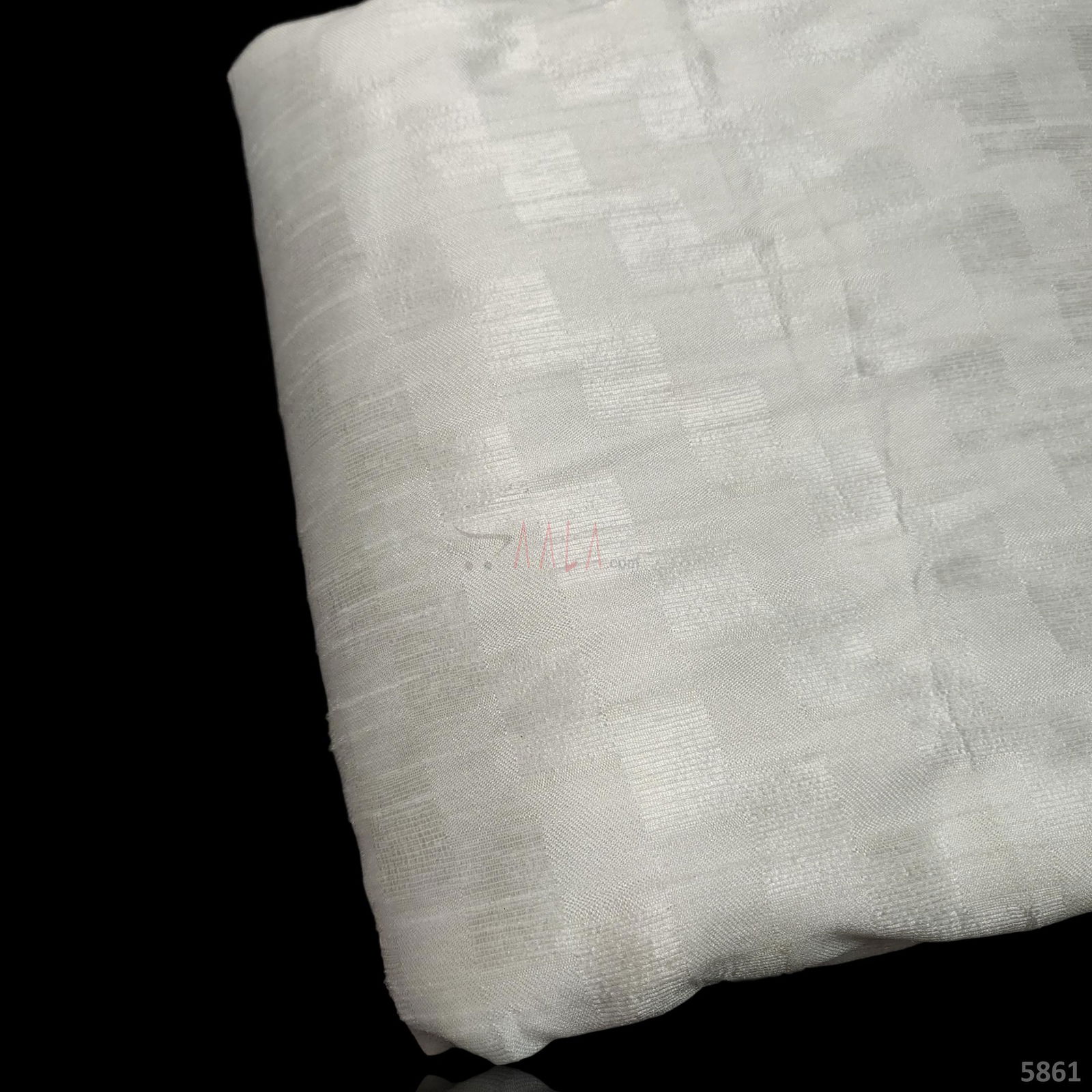 Self Jacquard Dupion Silk 44 Inches Dyeable Per Metre #5861