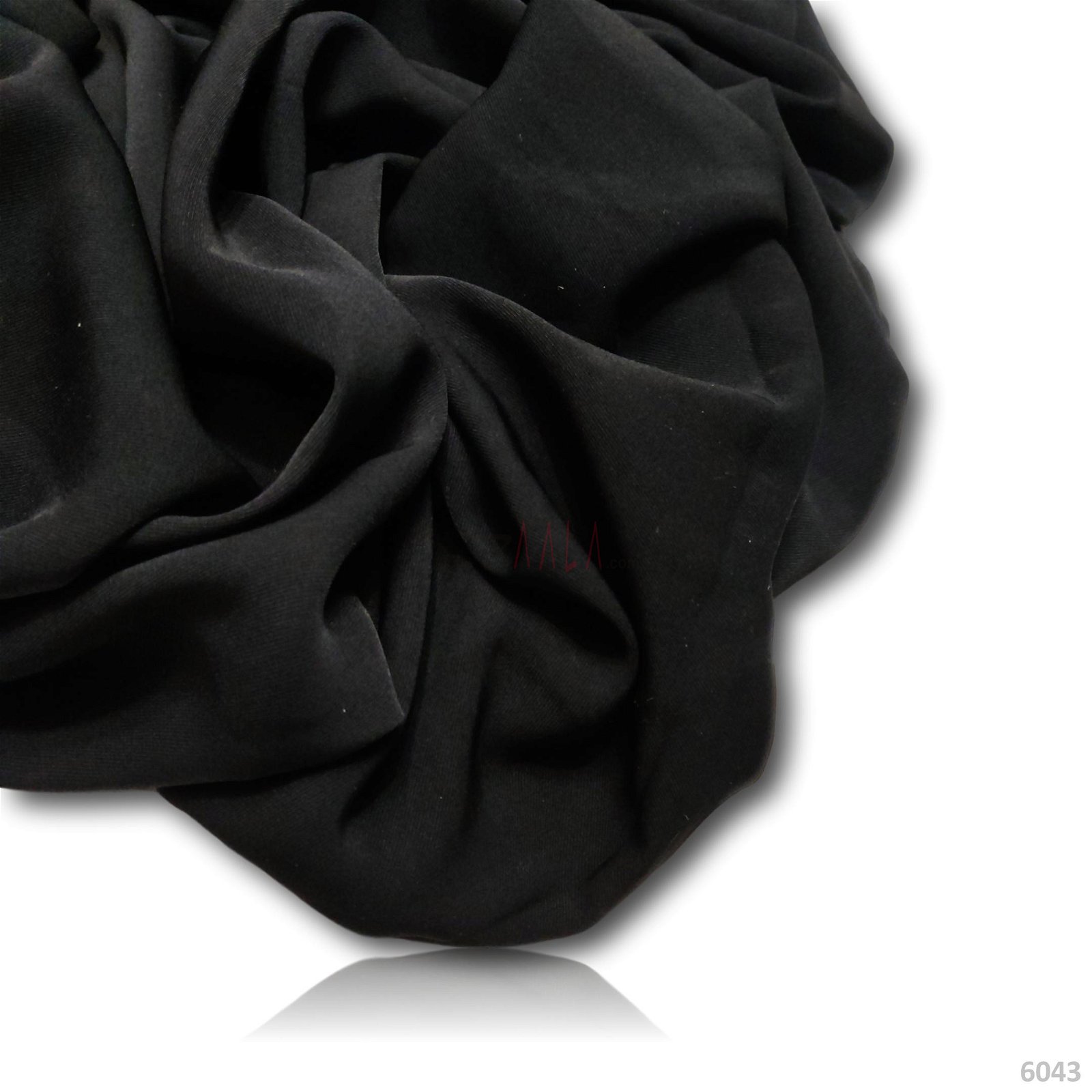 MF Allen Georgette 58 Inches Dyed Per Metre #6043 BLACK