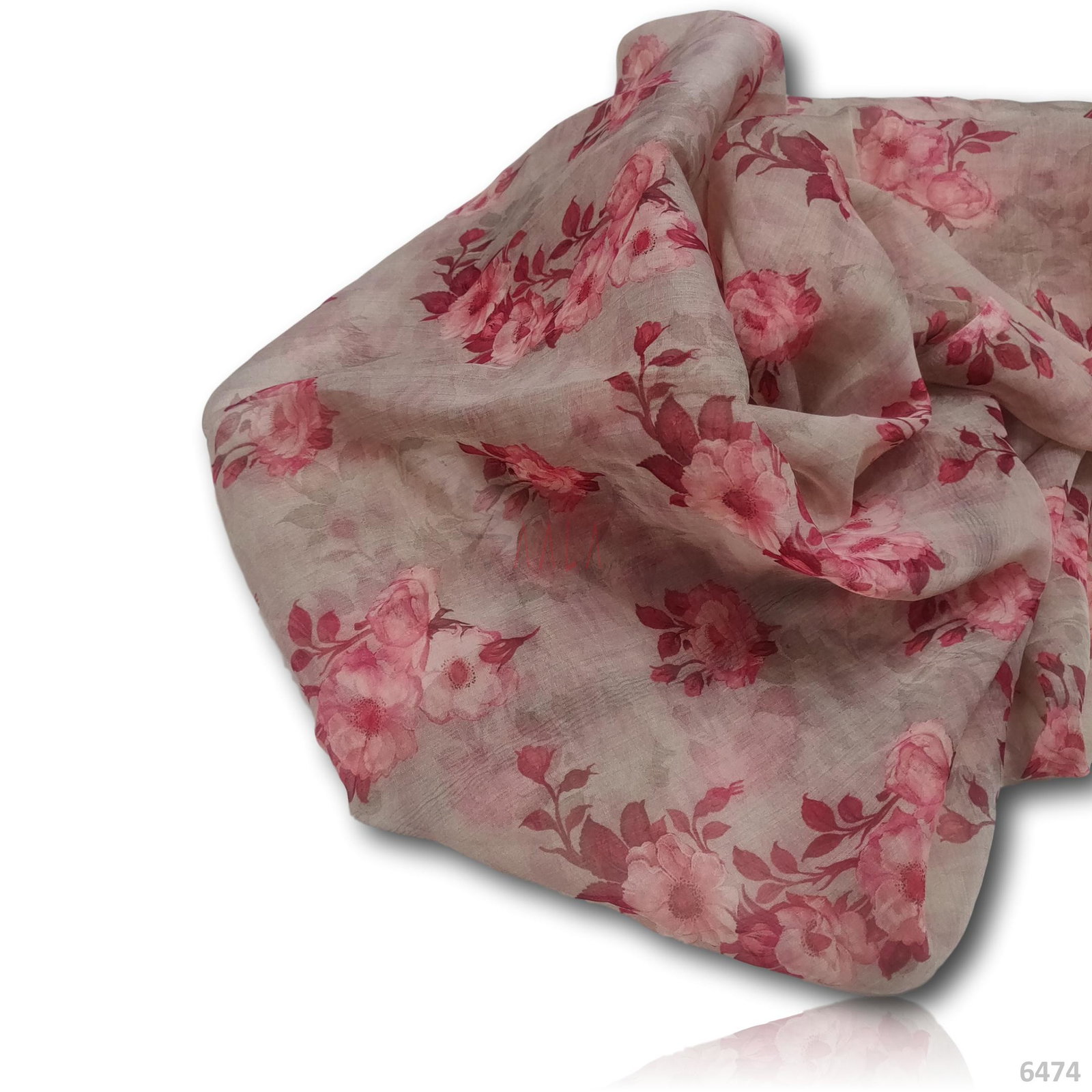 Digital-Print Organza Blend 44-Inches PRINTED Per-Metre 