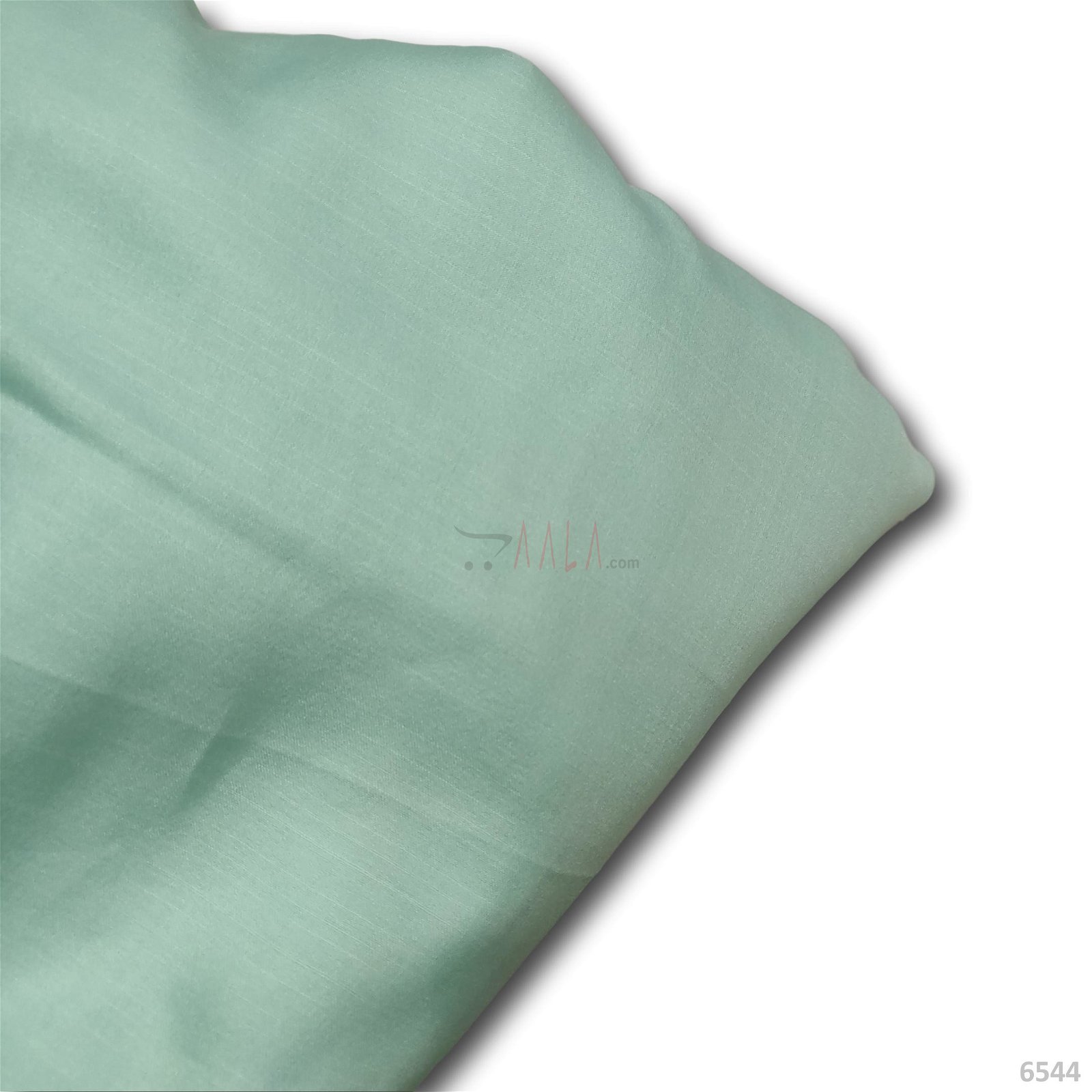 Kossa Silk Poly-ester 44-Inches GREEN Per-Metre #6544