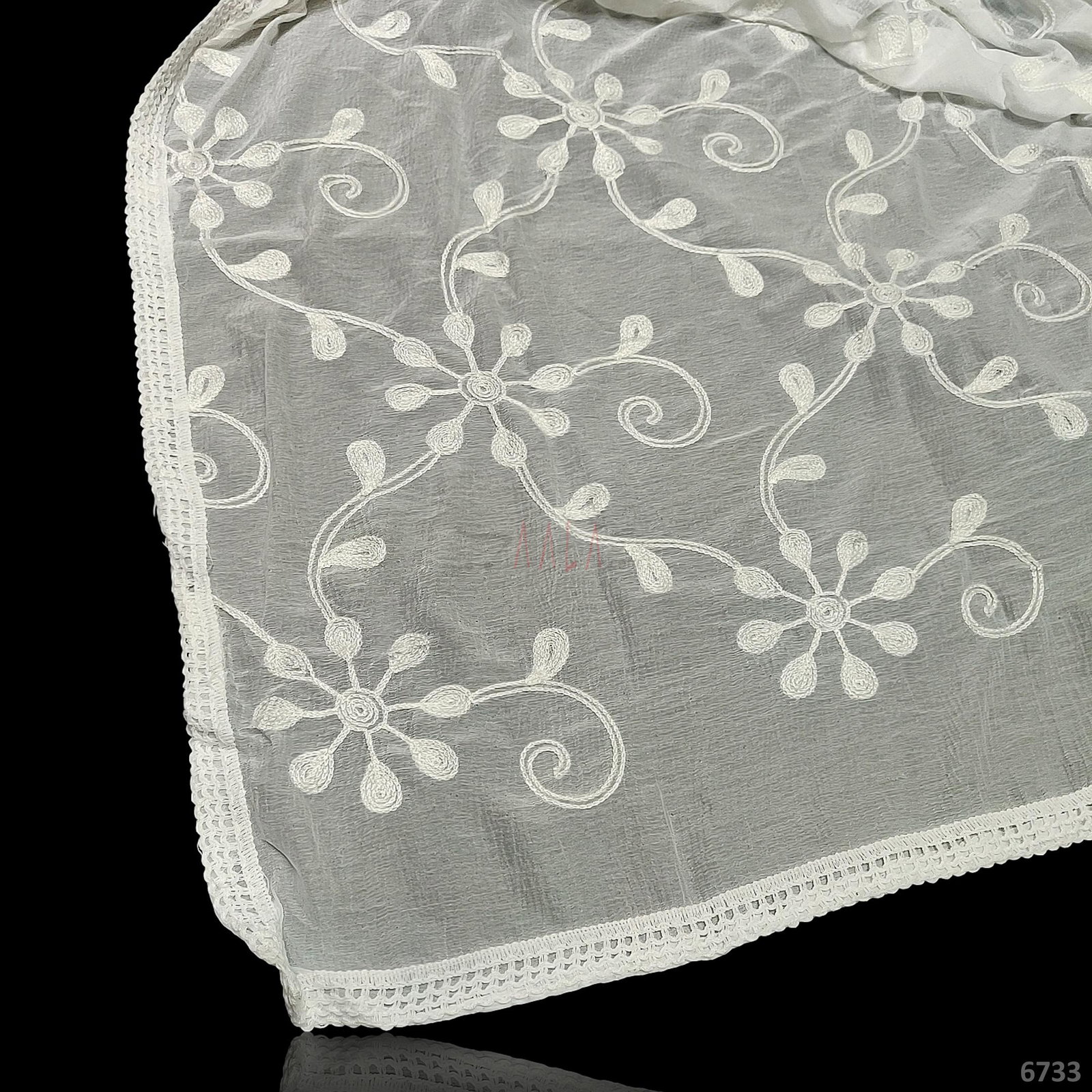 Karachi Chiffon Nylon 44-Inches DYEABLE 2.25-Metres 