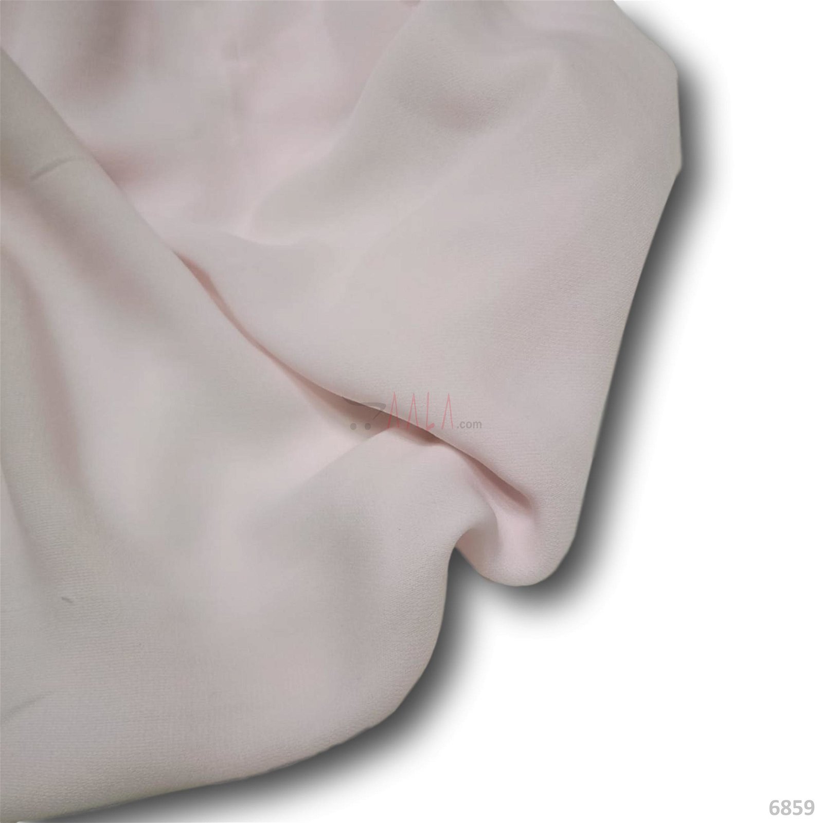 Moscow Double-Georgette Poly-ester 58-Inches PINK Per-Metre #6859