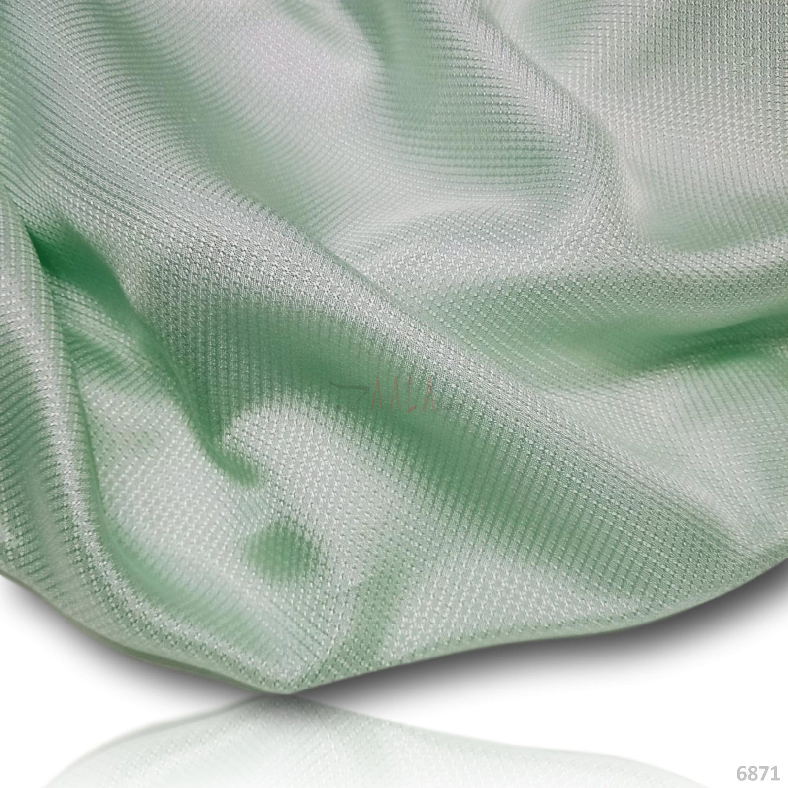 Dobby Upada Viscose 44-Inches GREEN Per-Metre 
