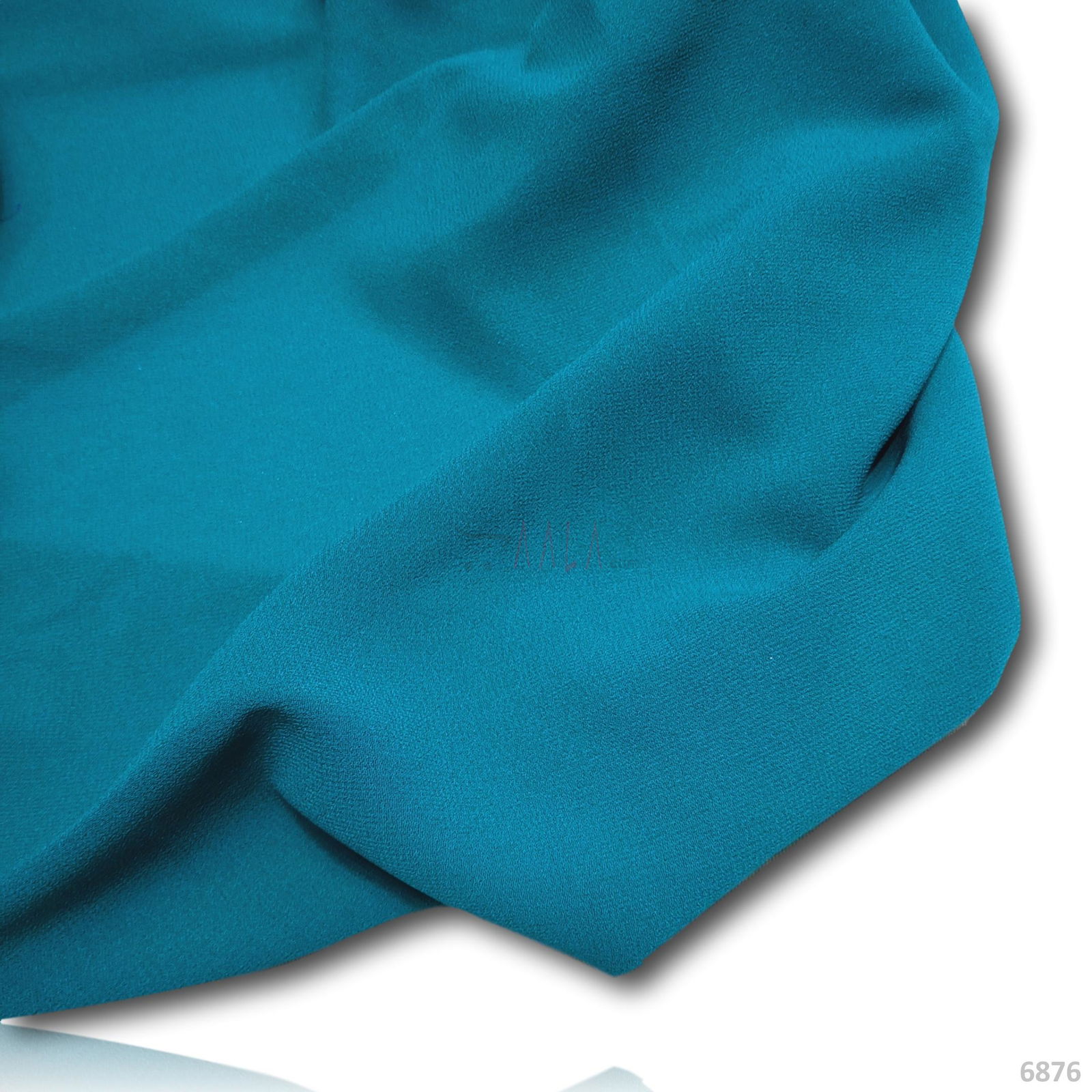 Double Double-Georgette Blend 44-Inches BLUE Per-Metre #6876