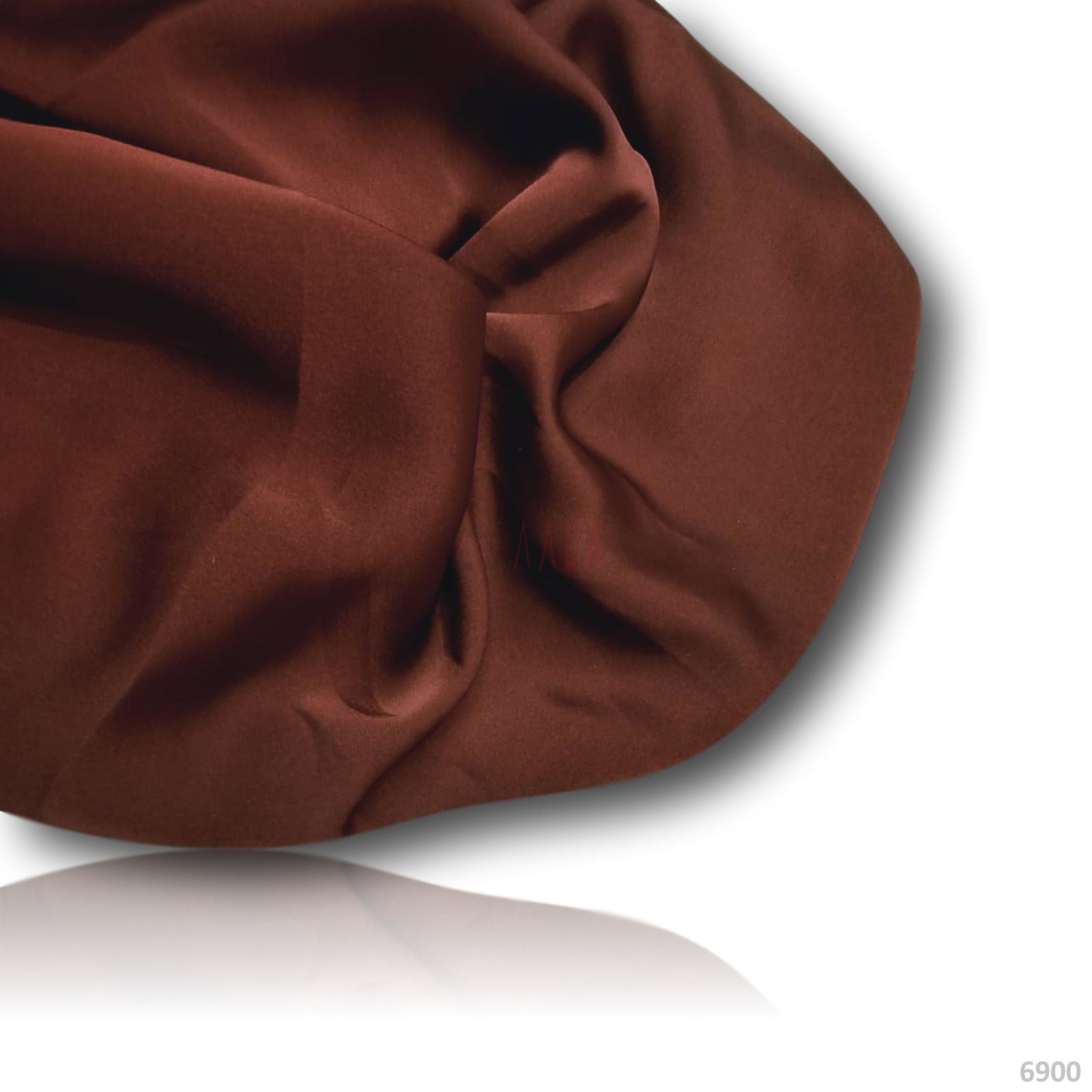 Fine Satin Blend 44-Inches BROWN Per-Metre 