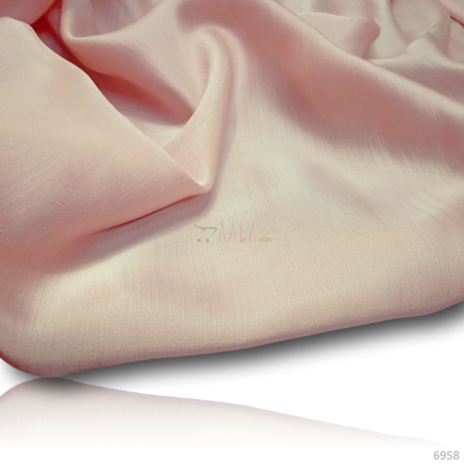 Crunchy Silk Blend 44-Inches PINK Per-Metre 