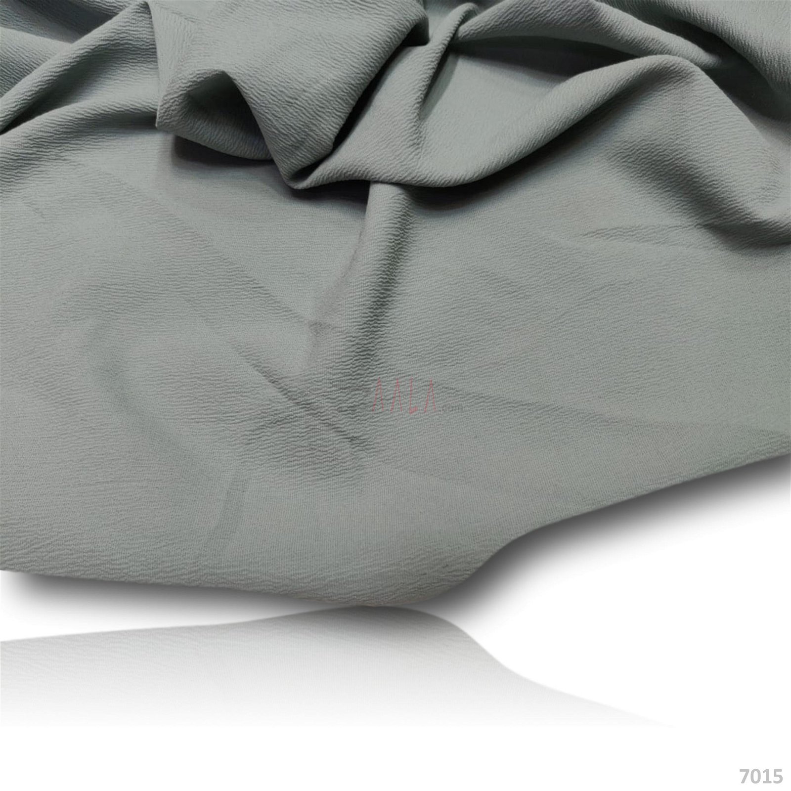 Stretch Double-Georgette Poly-ester 58-Inches GREY Per-Metre #7015