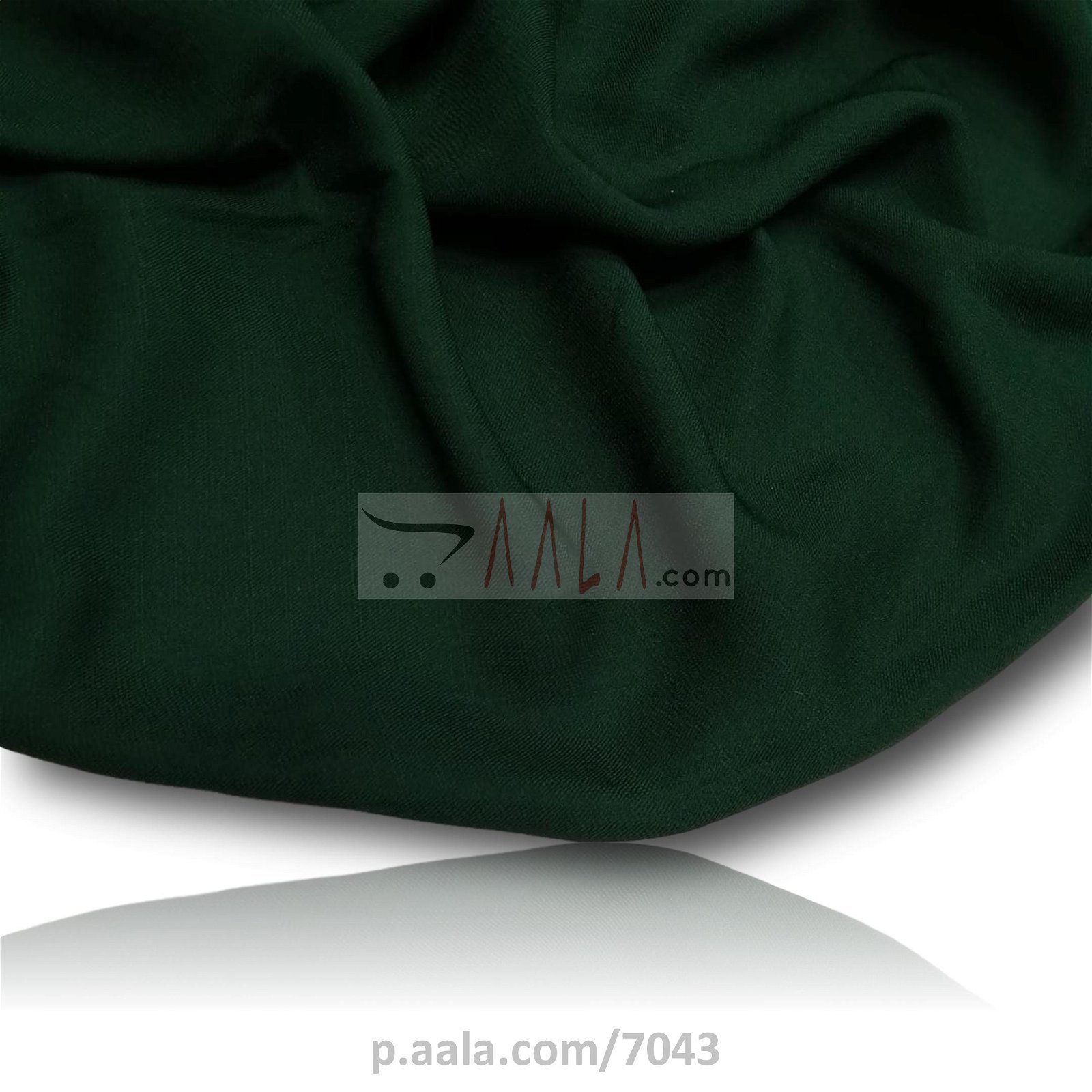 Zara Double-Georgette Poly-ester 58-Inches GREEN Per-Metre #7043