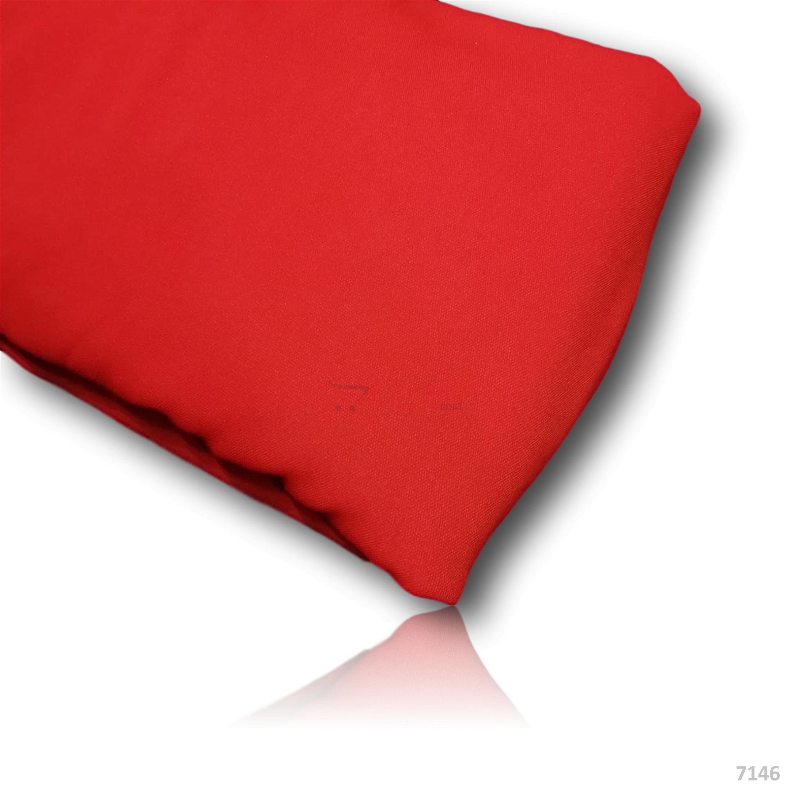 Hoorain Double-Georgette Poly-ester 58-Inches RED Per-Metre #7146