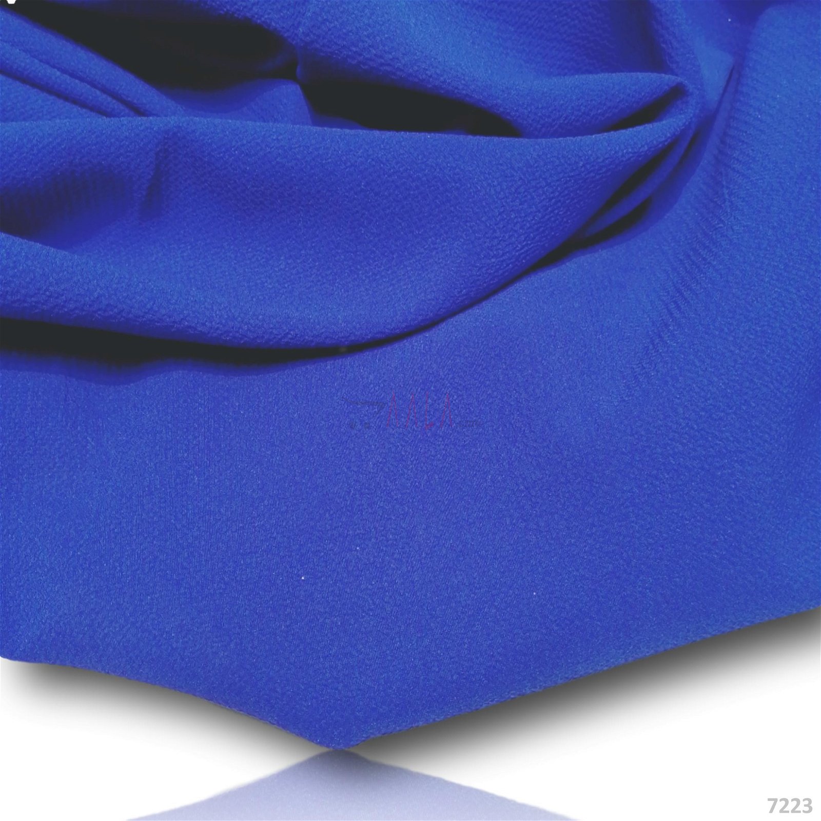 Maggi Georgette Poly-ester 58-Inches BLUE Per-Metre #7223