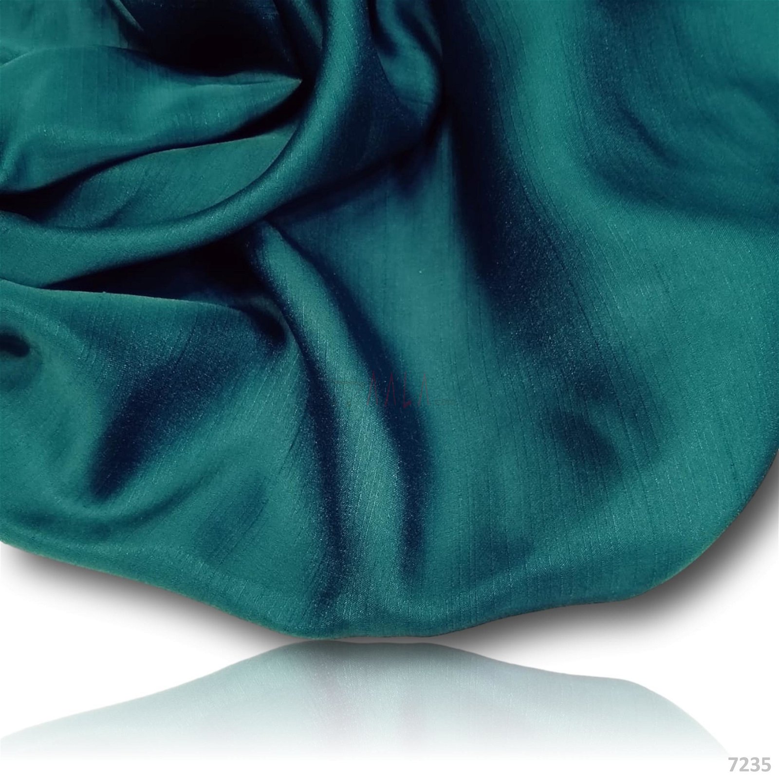 Crunchy Silk Poly-ester 44-Inches BLUE Per-Metre #7235