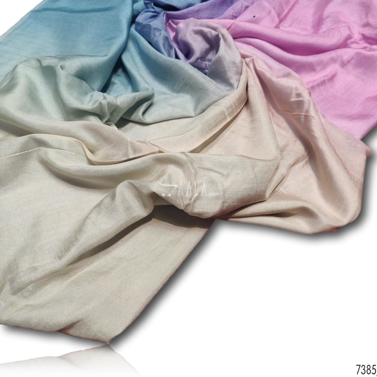 4D-Shaded Raw-Silk Viscose 44-Inches ASSORTED Per-Metre #7385
