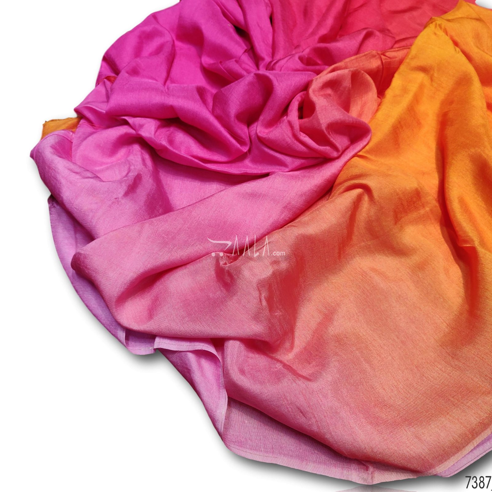 4D-Shaded Raw-Silk Viscose 44-Inches ASSORTED Per-Metre #7387
